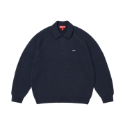 Supreme Small Box Polo Sweater Navy - 25FW