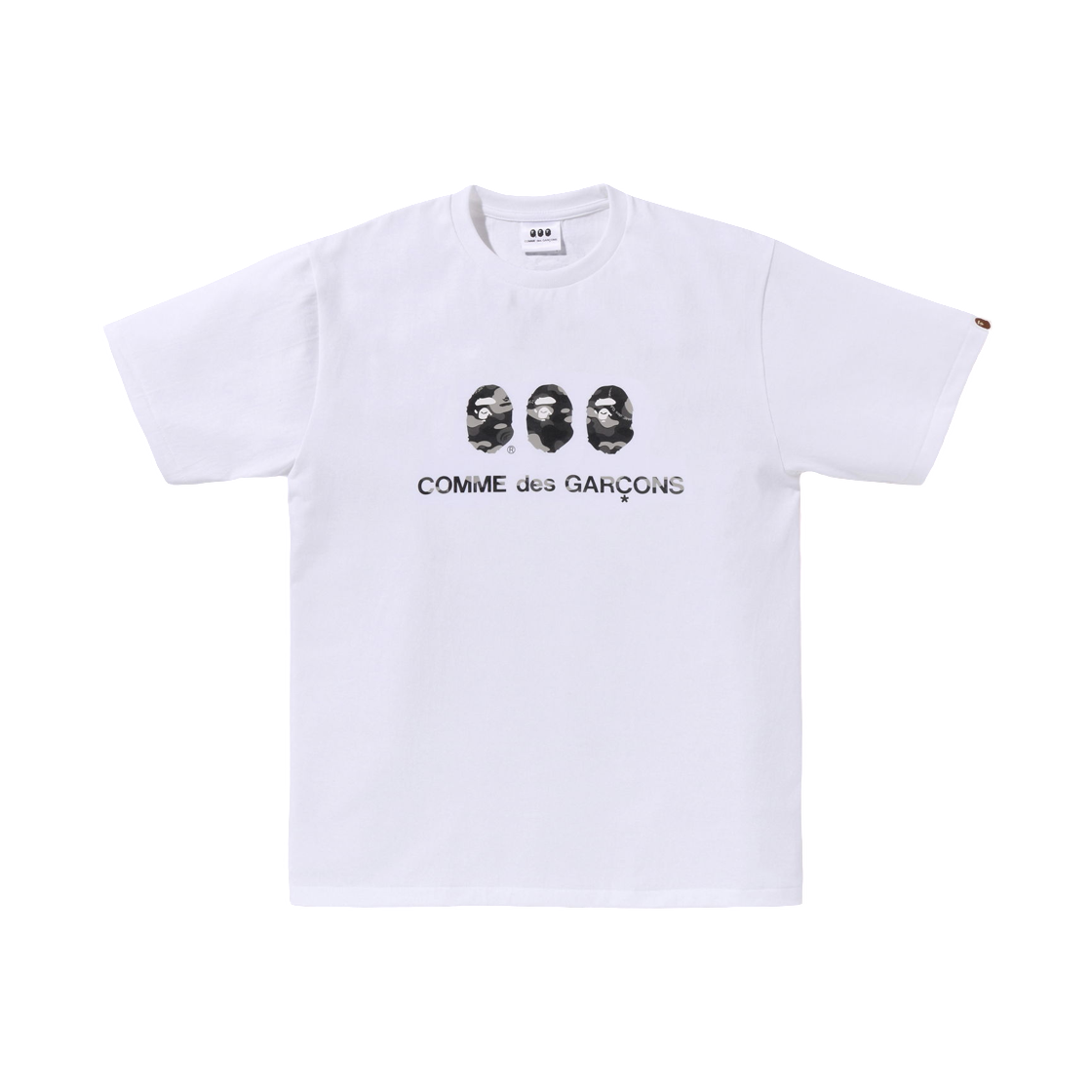 베이프 x 꼼데가르송 오사카 티셔츠 #1 화이트(BAPE x Comme Des Garcons Osaka T-Shirt #1 White)