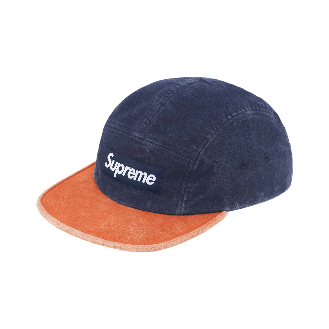 슈프림 투톤 몰스킨 캠프캡 네이비 - 25FW(Supreme 2-Tone Moleskin Camp Cap Navy - 25FW) - 1