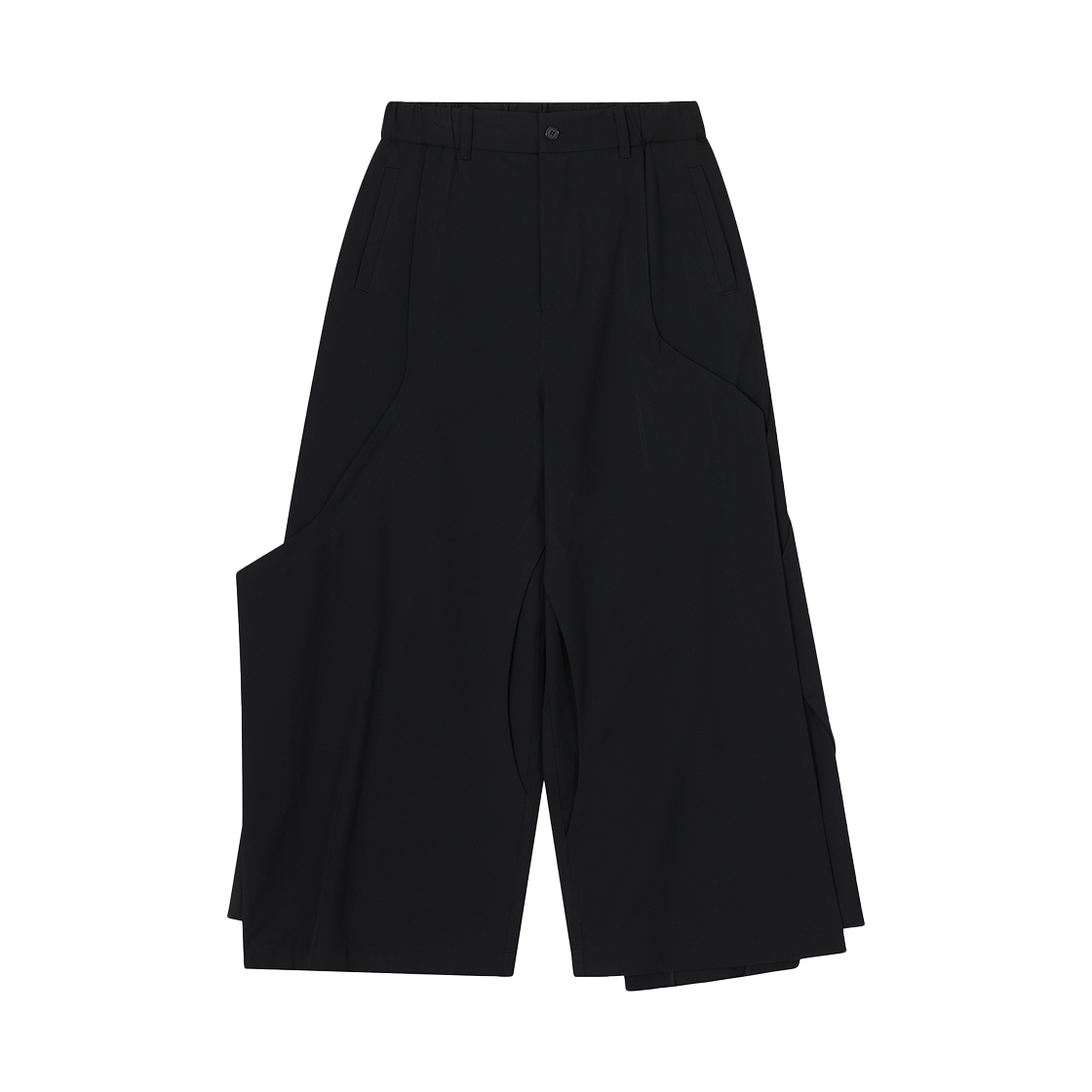 SH5PT712BK SONGZIO COLLECTION Bias Cut Out Wide Pants Black