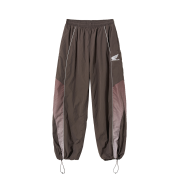 Honda Speed Track Solid nylon Pants Brown