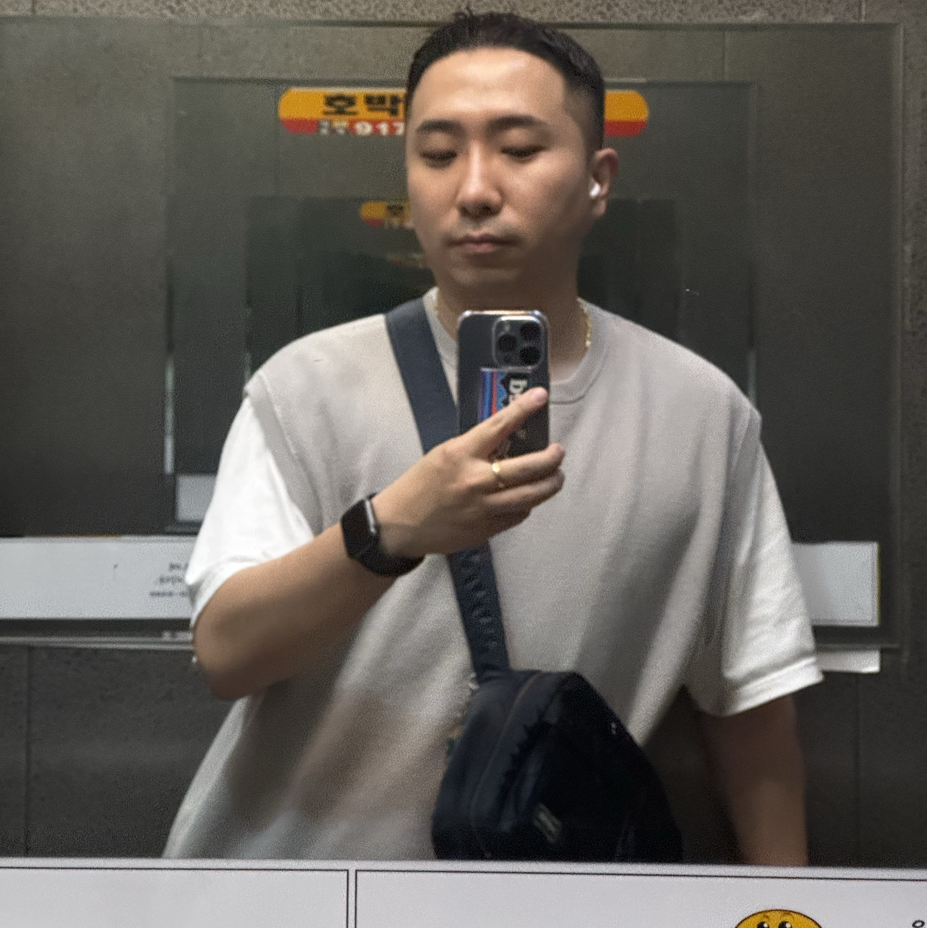Porter Tanker Shoulder Bag S Iron Blue, Apple Watch Nike SE 44mm Cellular Space Gray Aluminum Case Nike Sport Band USB C Anthracite Black (Korean Ver.) 착용 스타일