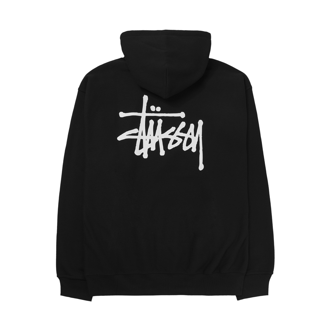 스투시 베이직 스투시 후드 블랙(Stussy Basic Stussy Hoodie Black)