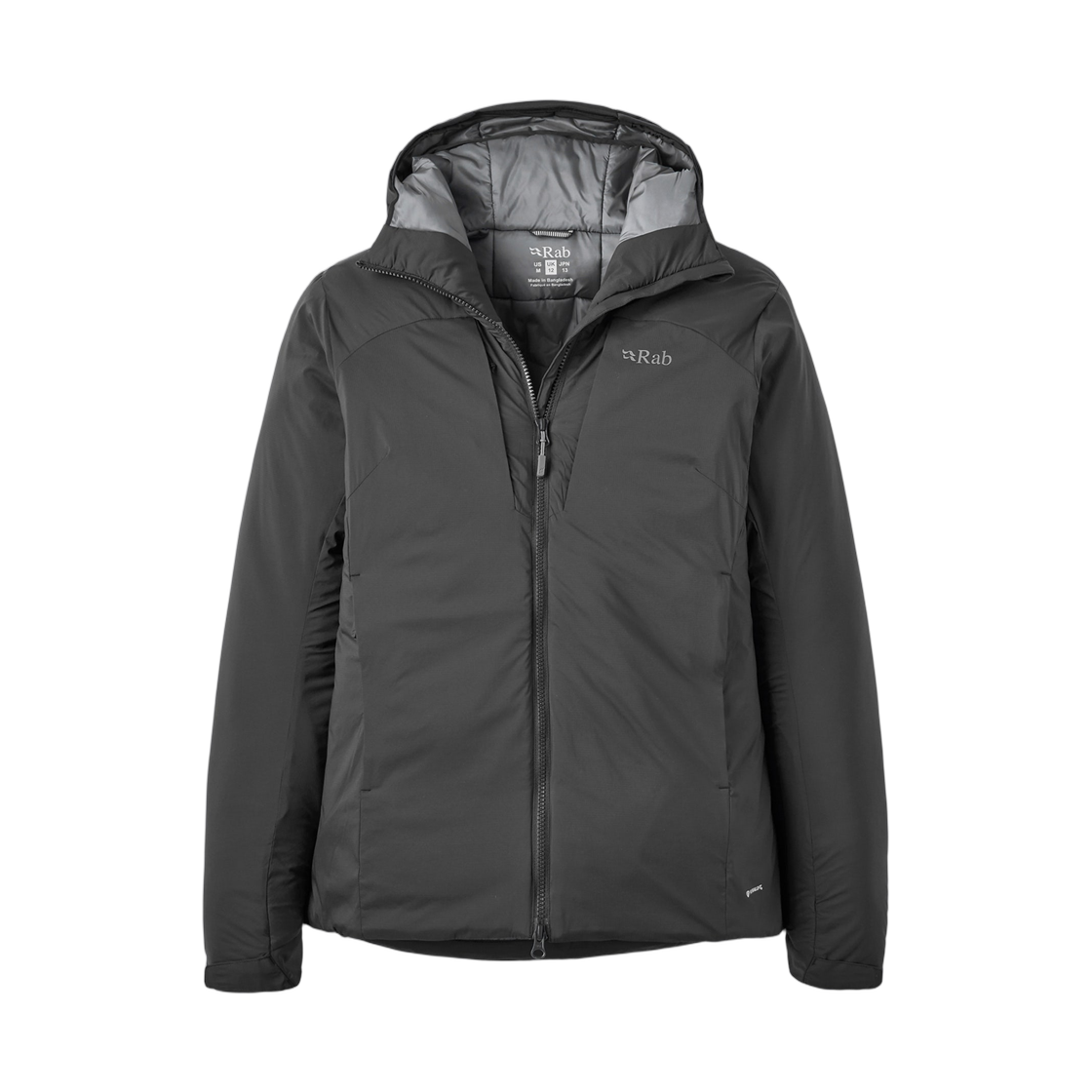 (W) 랩 젠에어 알파인 인슐레이티드 자켓 블랙((W) Rab Xenair Alpine Insulated Jacket Black) - 1