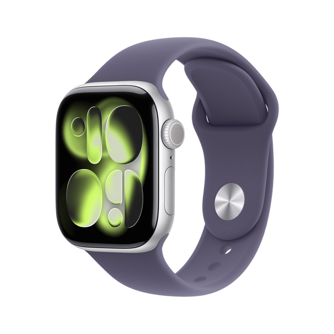 MEU64KH/A Apple Watch Series 11 42mm GPS Silver Aluminum Case with Sport Band S/M Purple Fog (Korean Ver.)