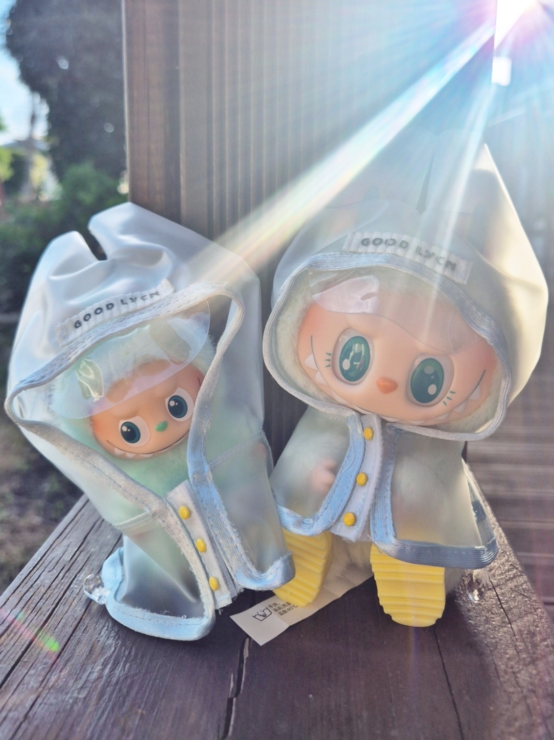 Pop Mart Labubu The Monsters Pin For Love Series Vinyl Plush Pendant (A-M) I (Opened Case), Pop Mart Labubu Let's Play Together Doll Series Ququ Keyring (Opened Case) 착용 스타일