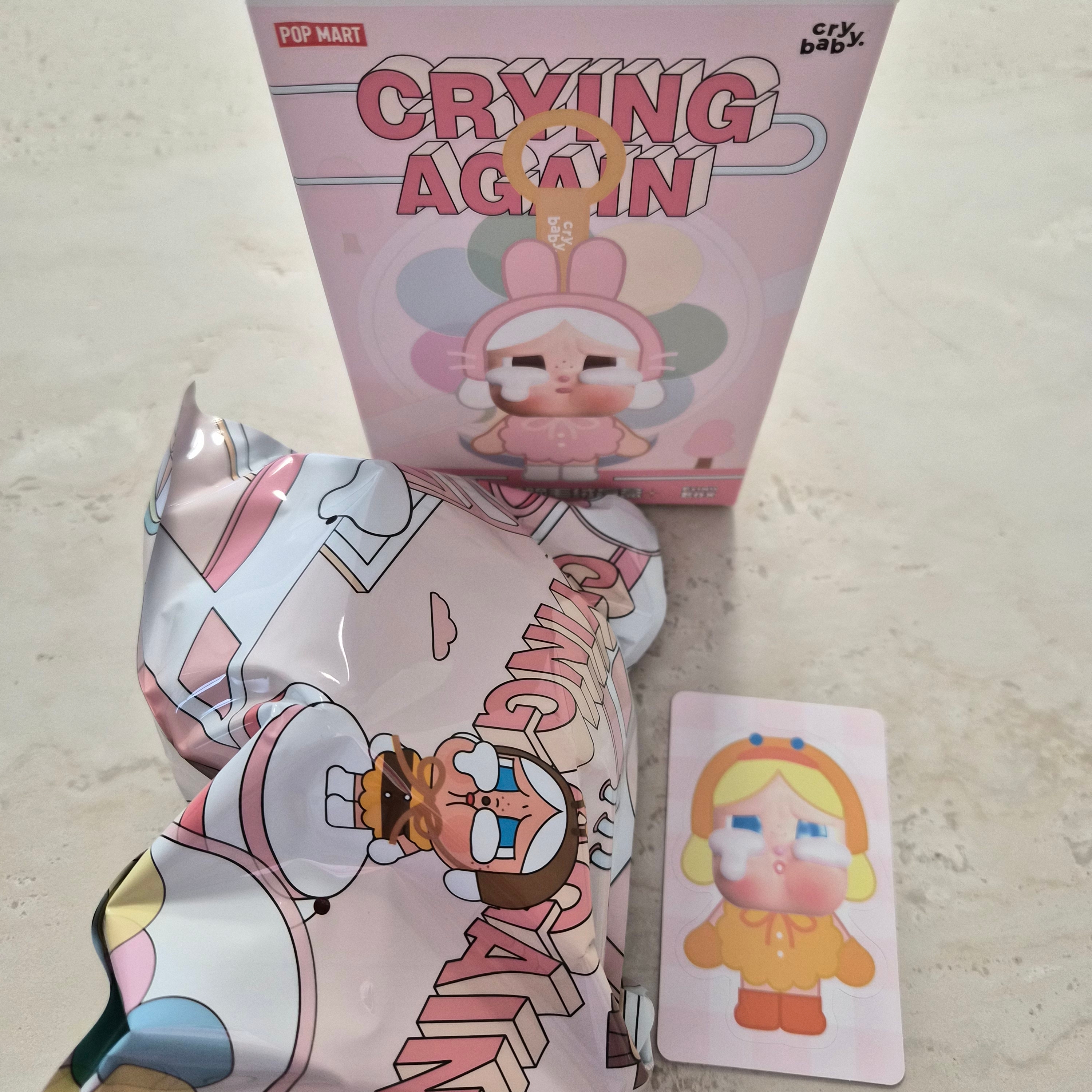Pop Mart Crybaby Crying Again Series Plush Keyring Sealed Case (1 Blind Box) 착용 스타일