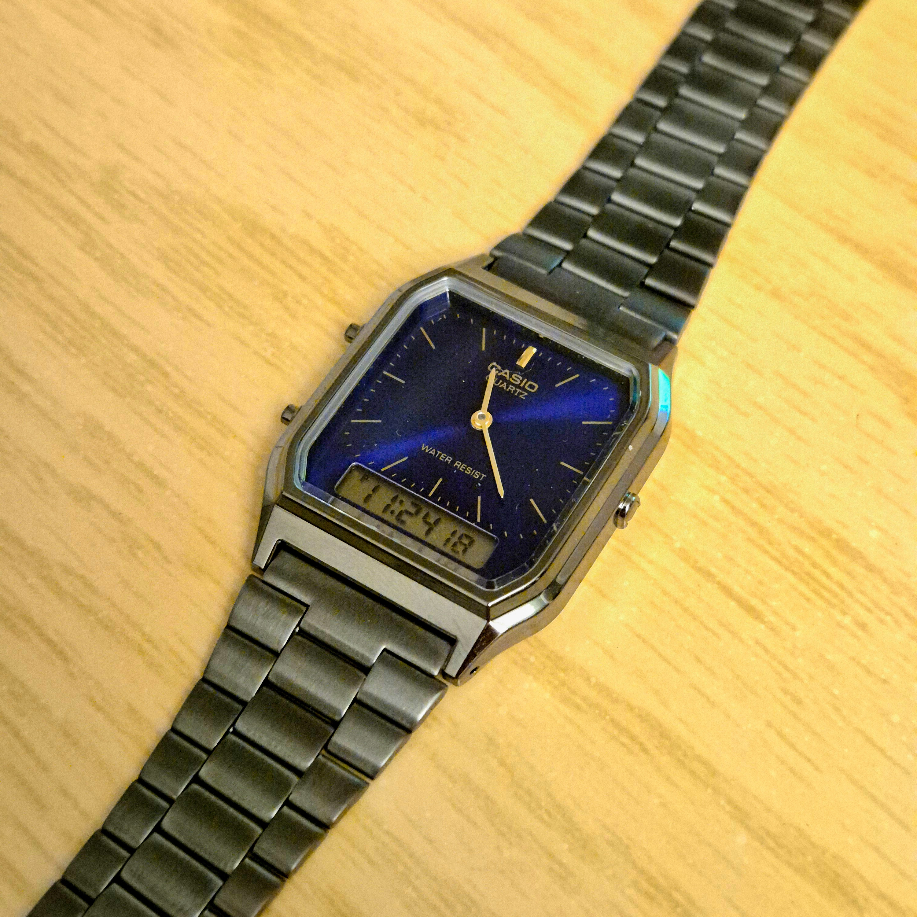 Casio AQ-230GG-2A 착용 스타일