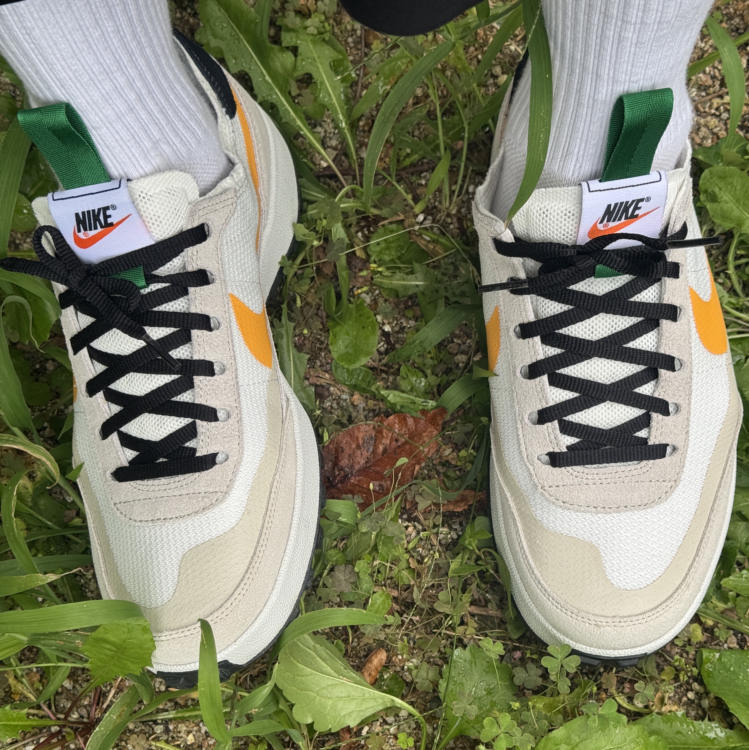 Nike x Tom Sachs General Purpose Shoe Pine Green University Gold 착용 스타일 - 3