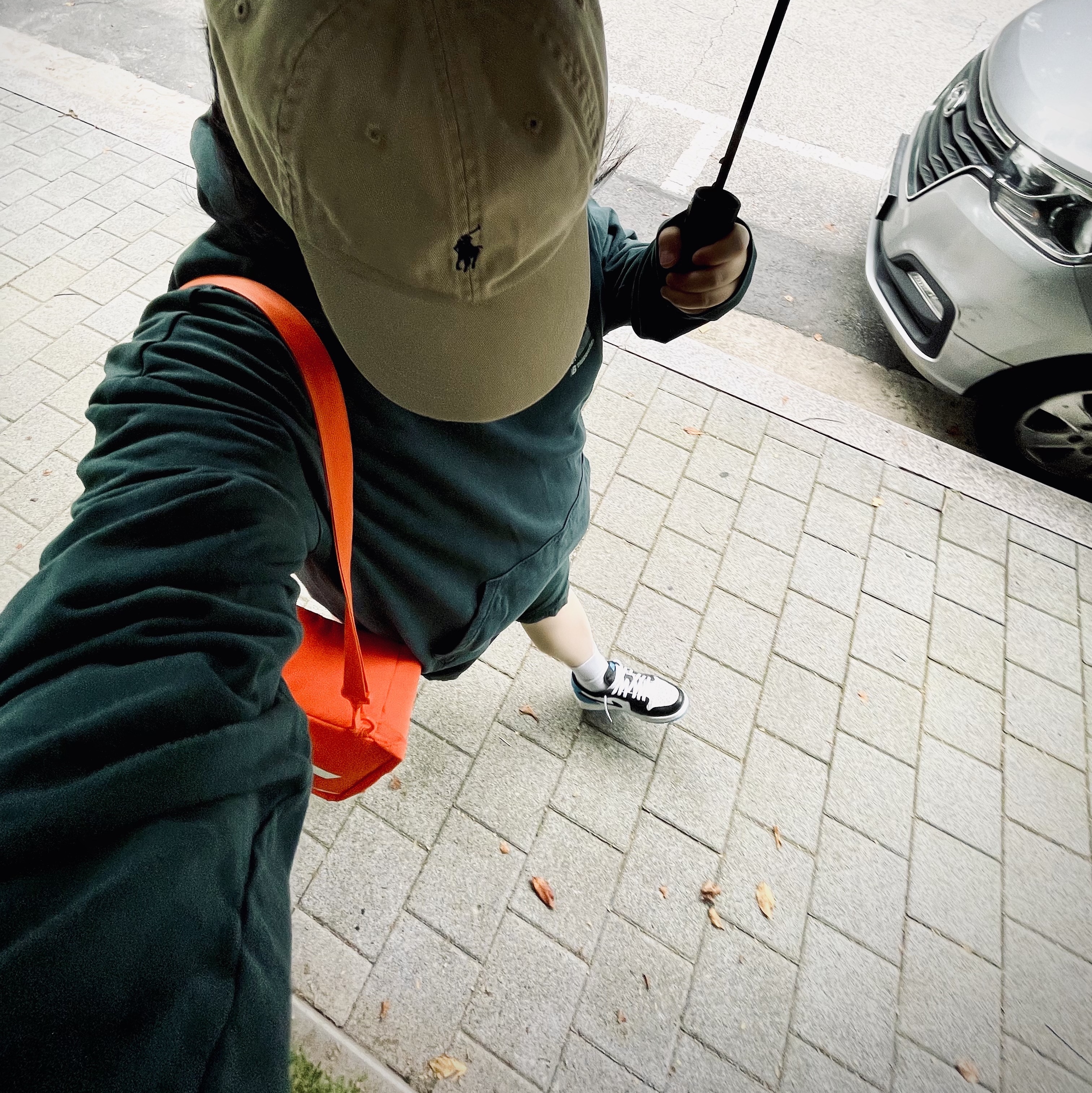 [20% 적립] Polo Ralph Lauren Cotton Chino Baseball Cap Nubuck Relay Blue - 25SS, Jordan 1 Retro Low OG Black and Dark Powder Blue 착용 스타일