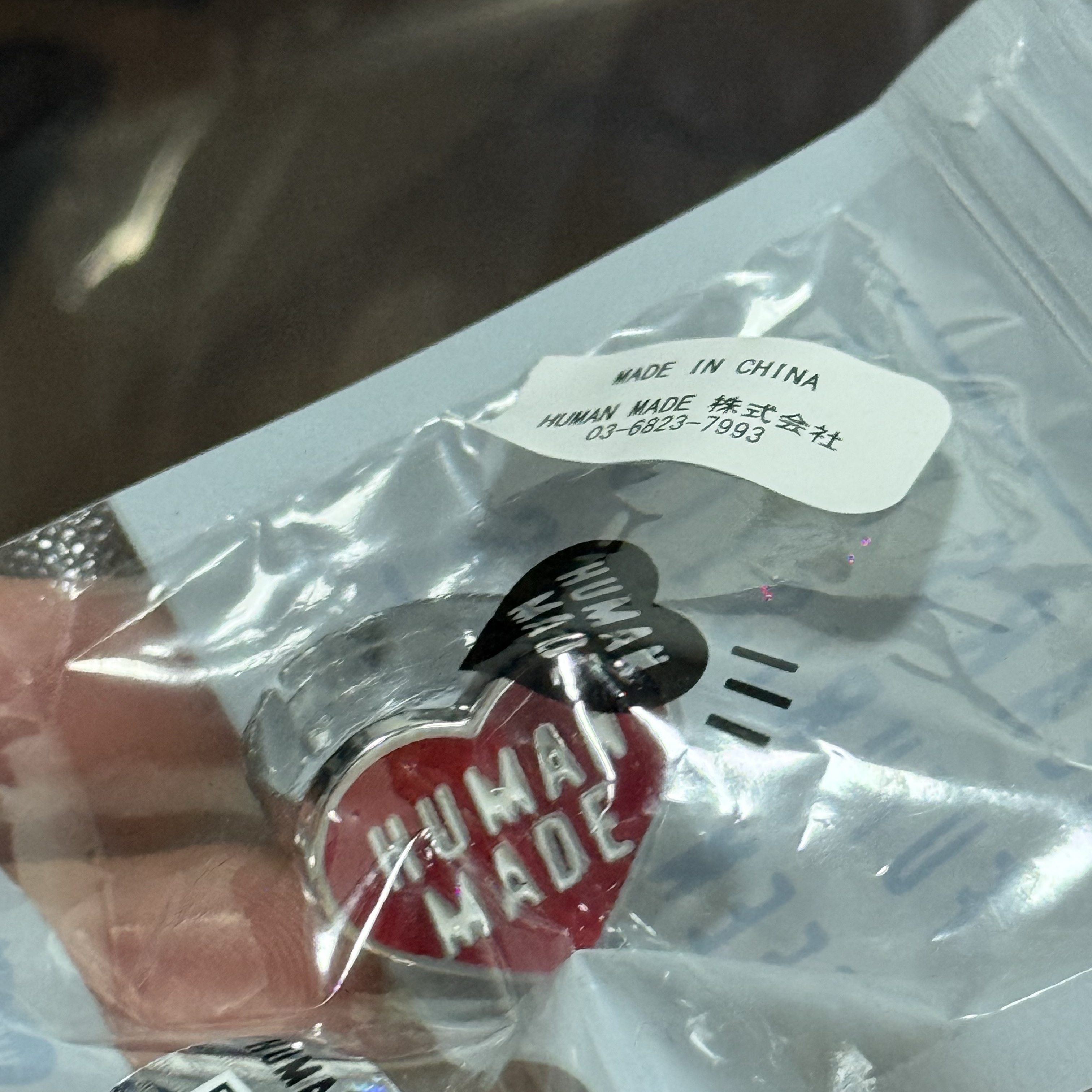Human Made Heart Ring Red 착용 스타일