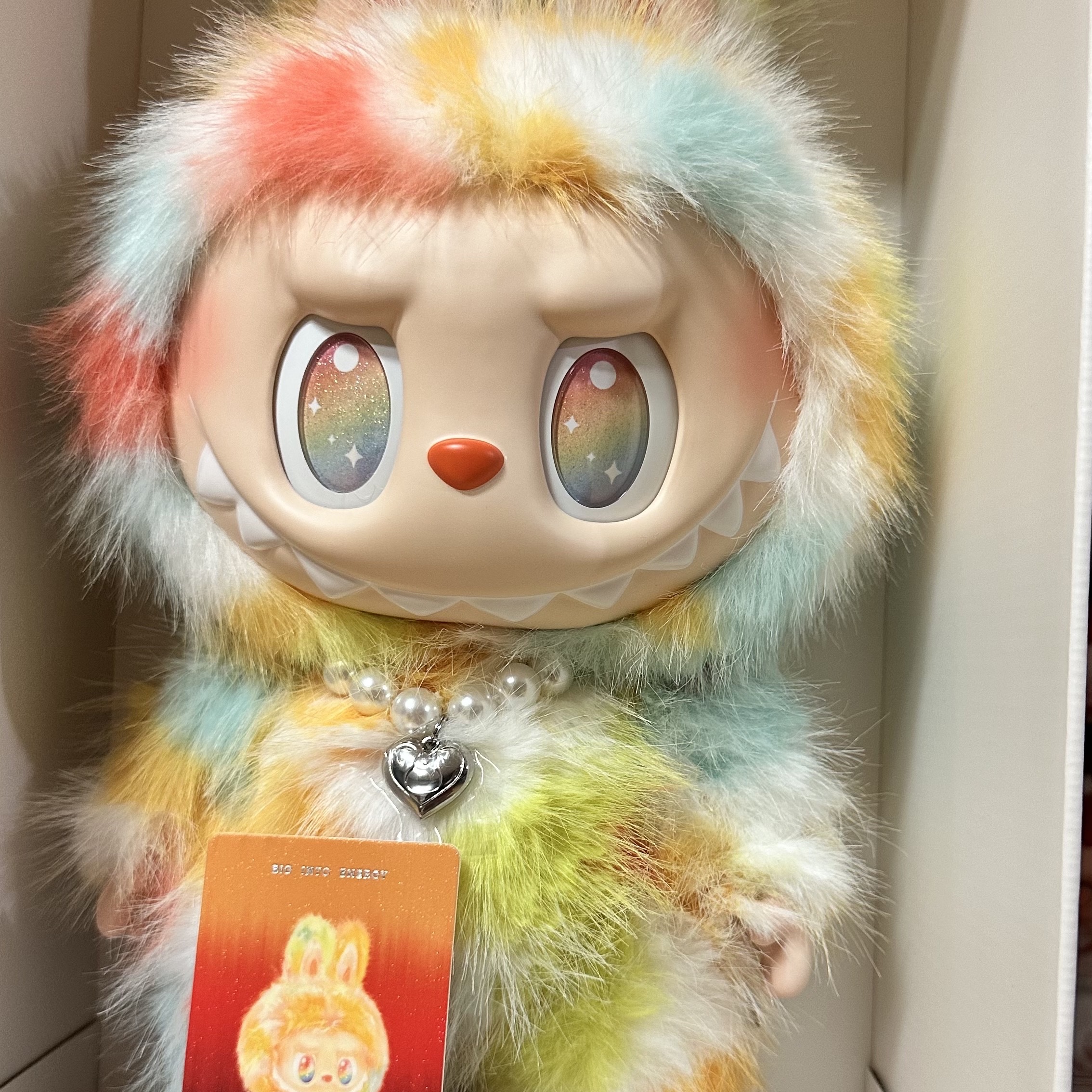 Pop Mart Labubu The Monsters Big Into Energy Series-Rock The Universe Vinyl Plush Doll 착용 스타일 - 1