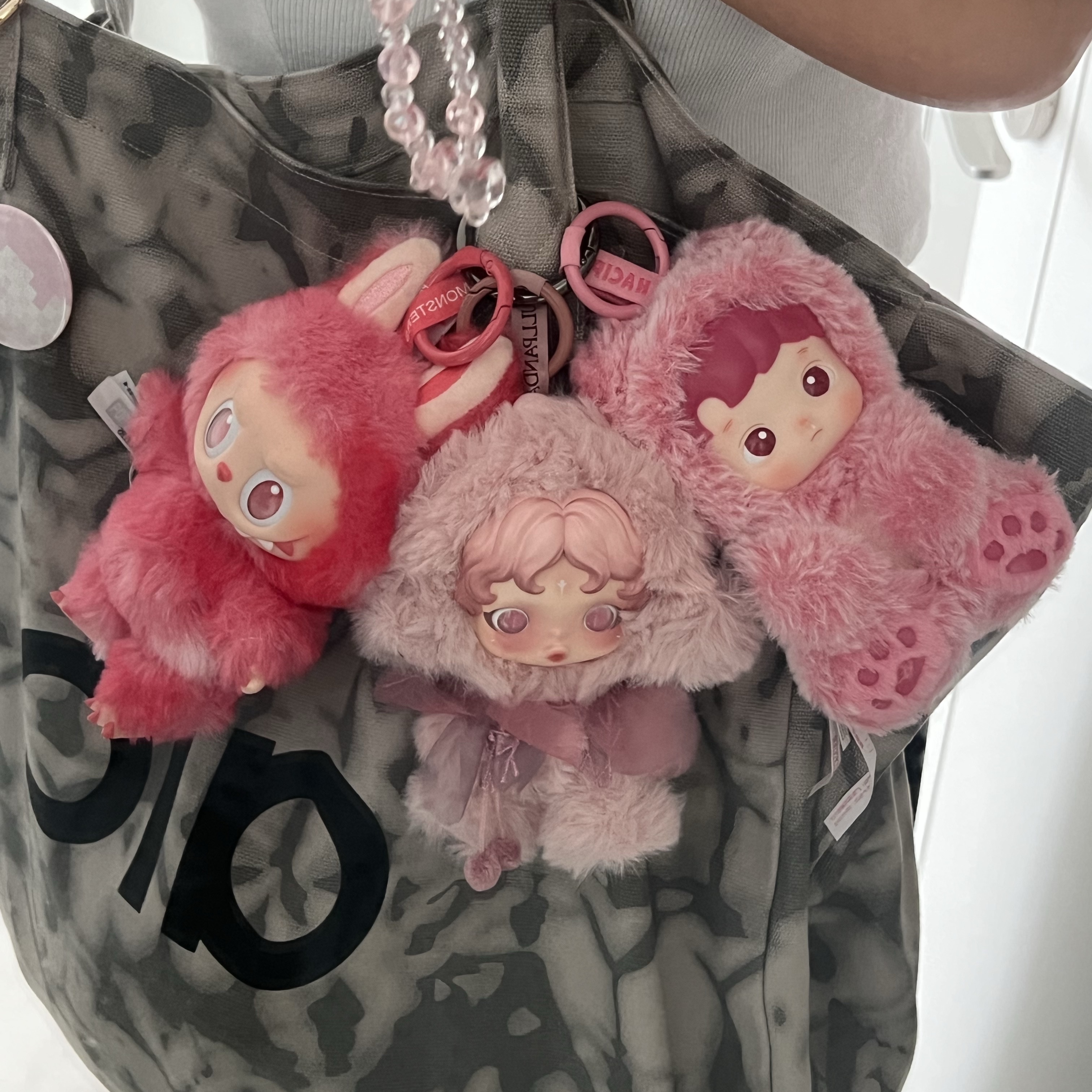 Pop Mart Skullpanda L’Impressionnisme Series Plush Doll Windflower (Opened Case) 착용 스타일 - 3