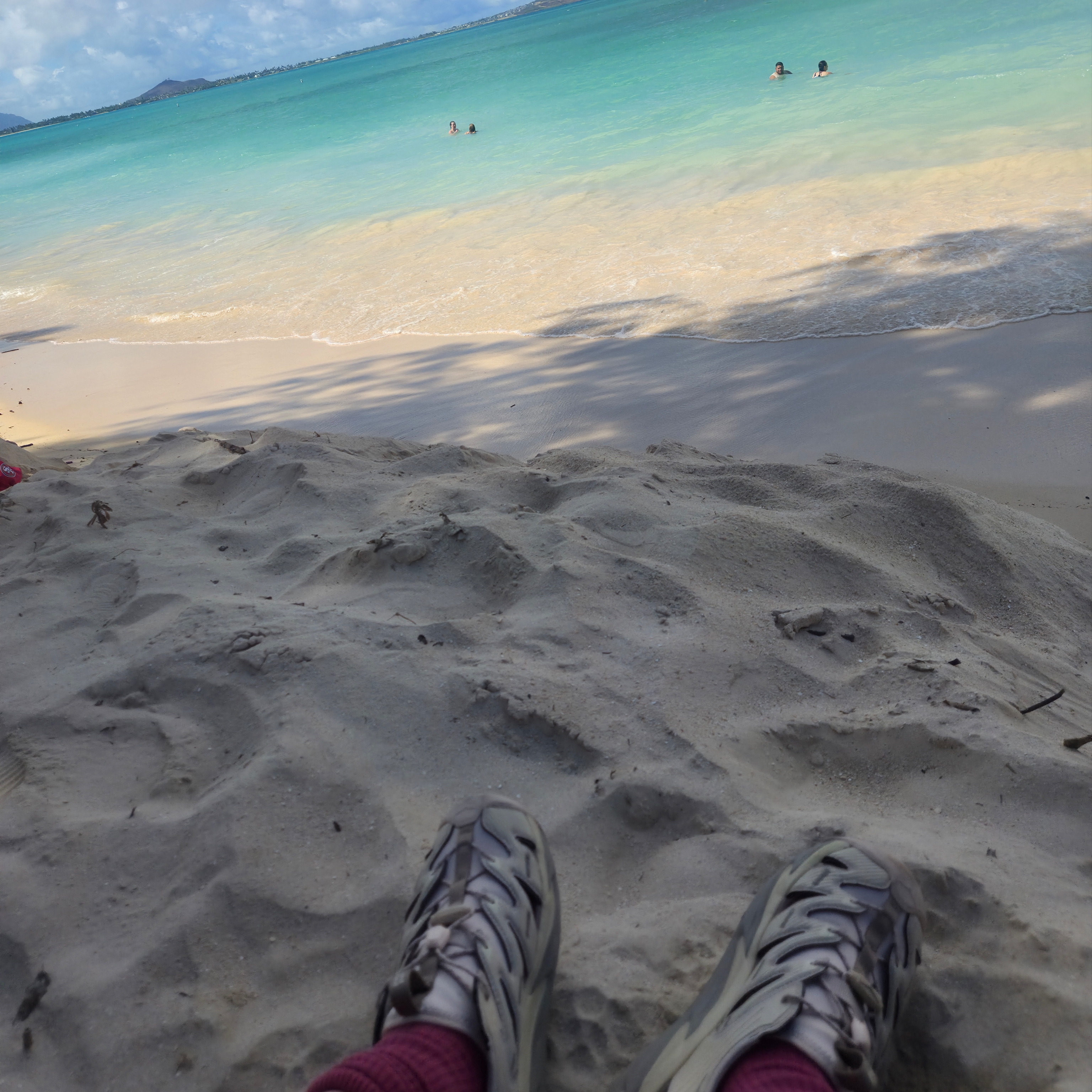 Hoka Hopara Shifting Sand Dune 착용 스타일 - 1