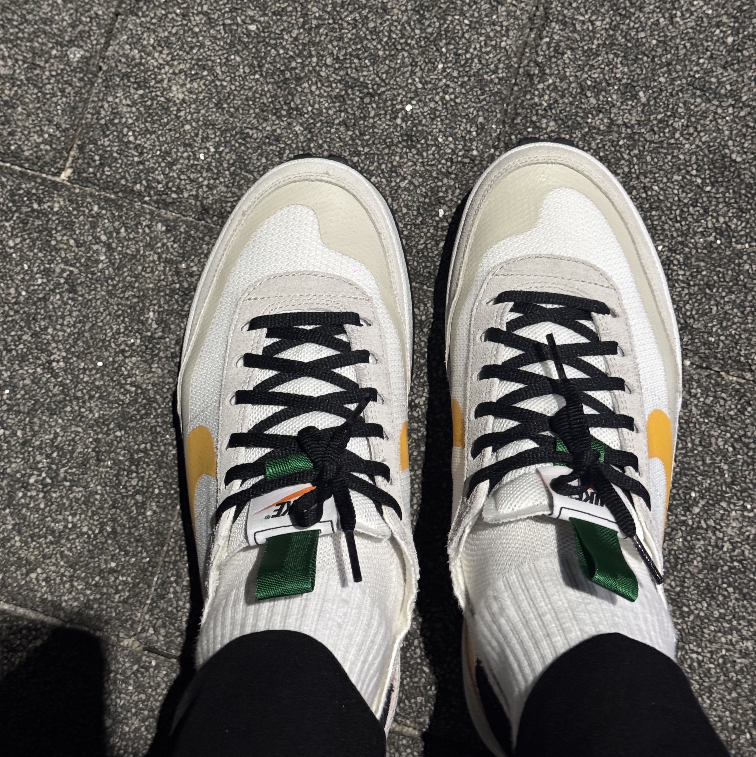 Nike x Tom Sachs General Purpose Shoe Pine Green University Gold 착용 스타일 - 4