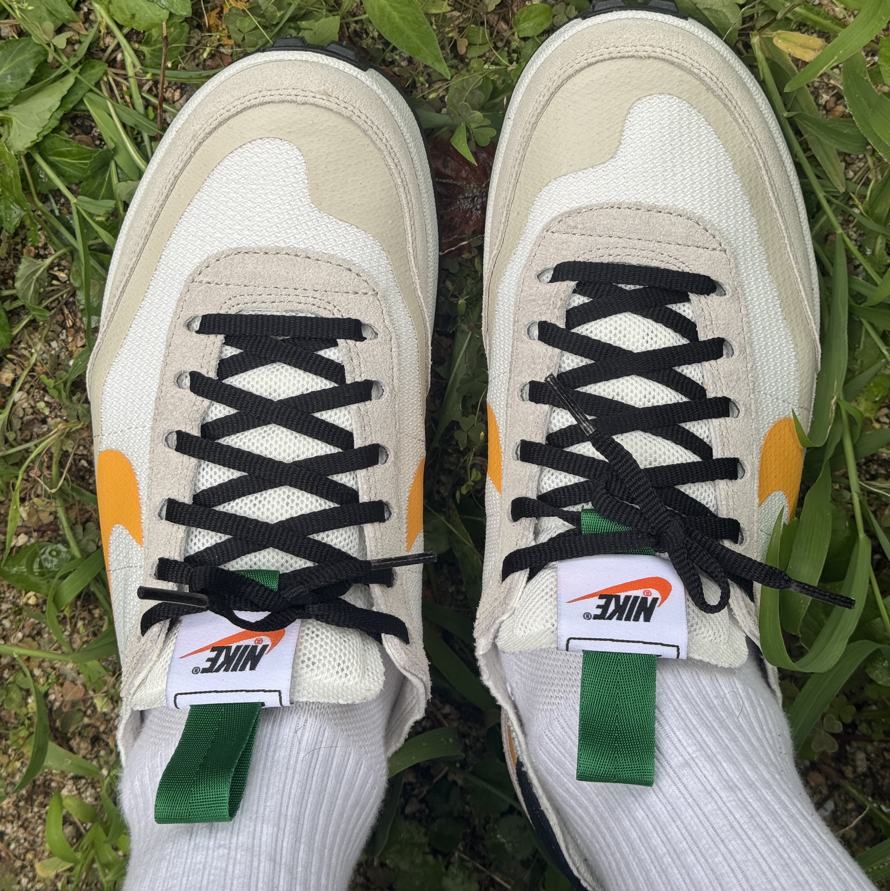 Nike x Tom Sachs General Purpose Shoe Pine Green University Gold 착용 스타일 - 2