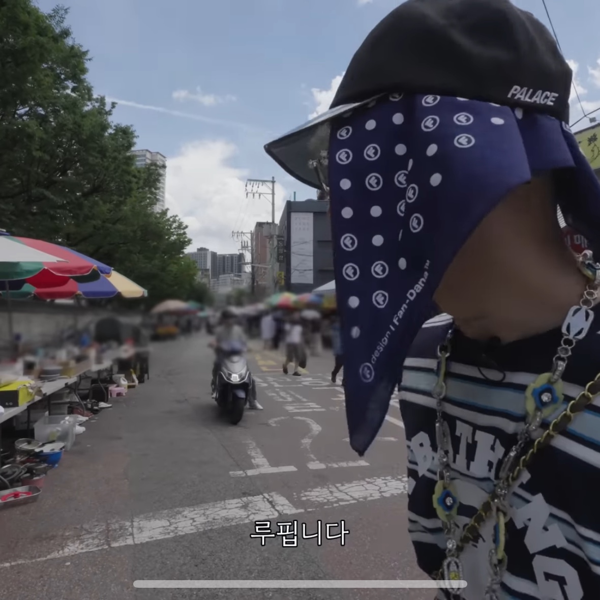 Palace Clear Visor P 6-Panel Black - 25SS 착용 스타일