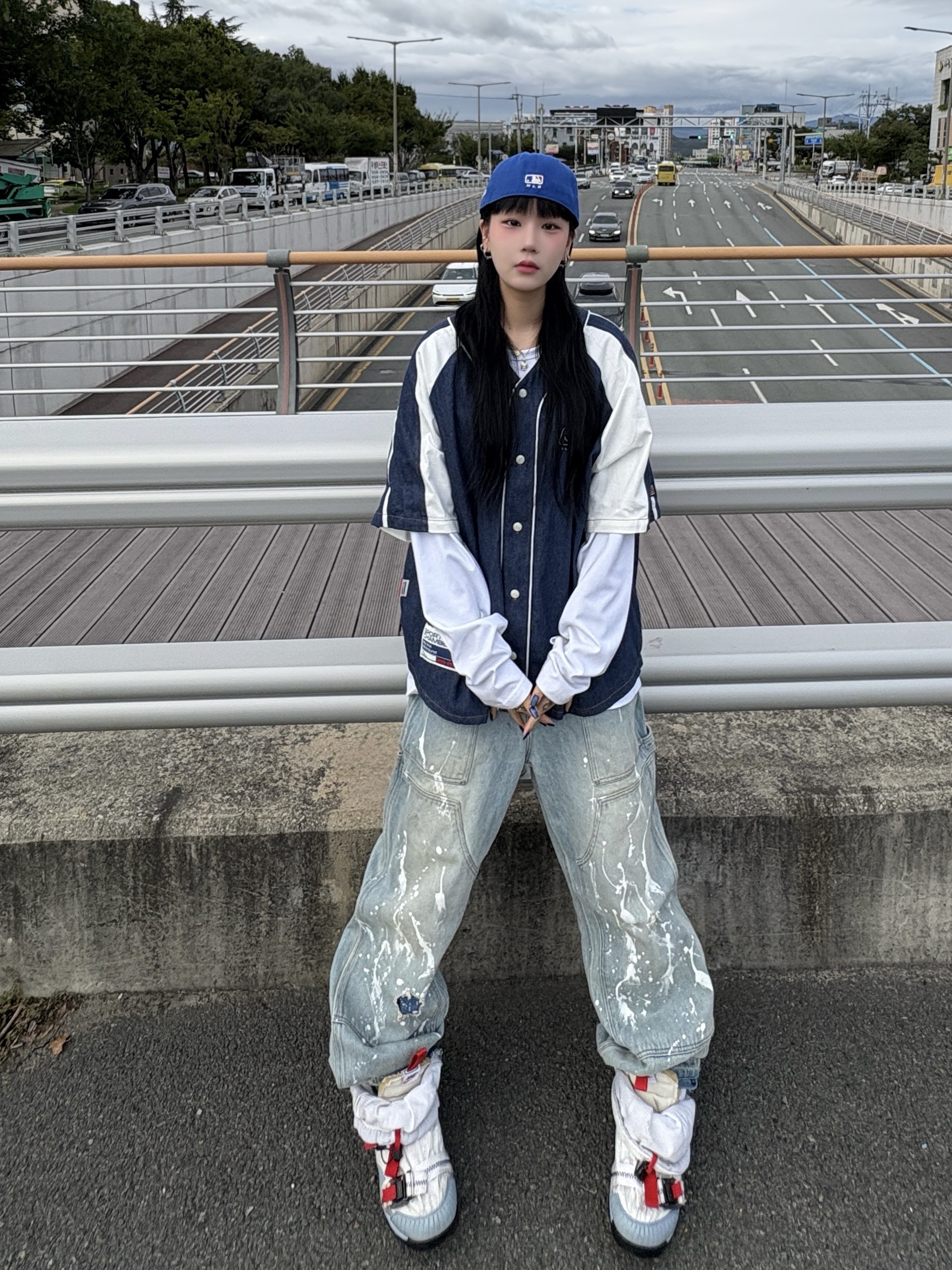Wapworks Work Double Knee Carpenter Pants Oldmillblue, Nike x Tom Sachs Mars Yard Overshoe 3.0 착용 스타일 - 1