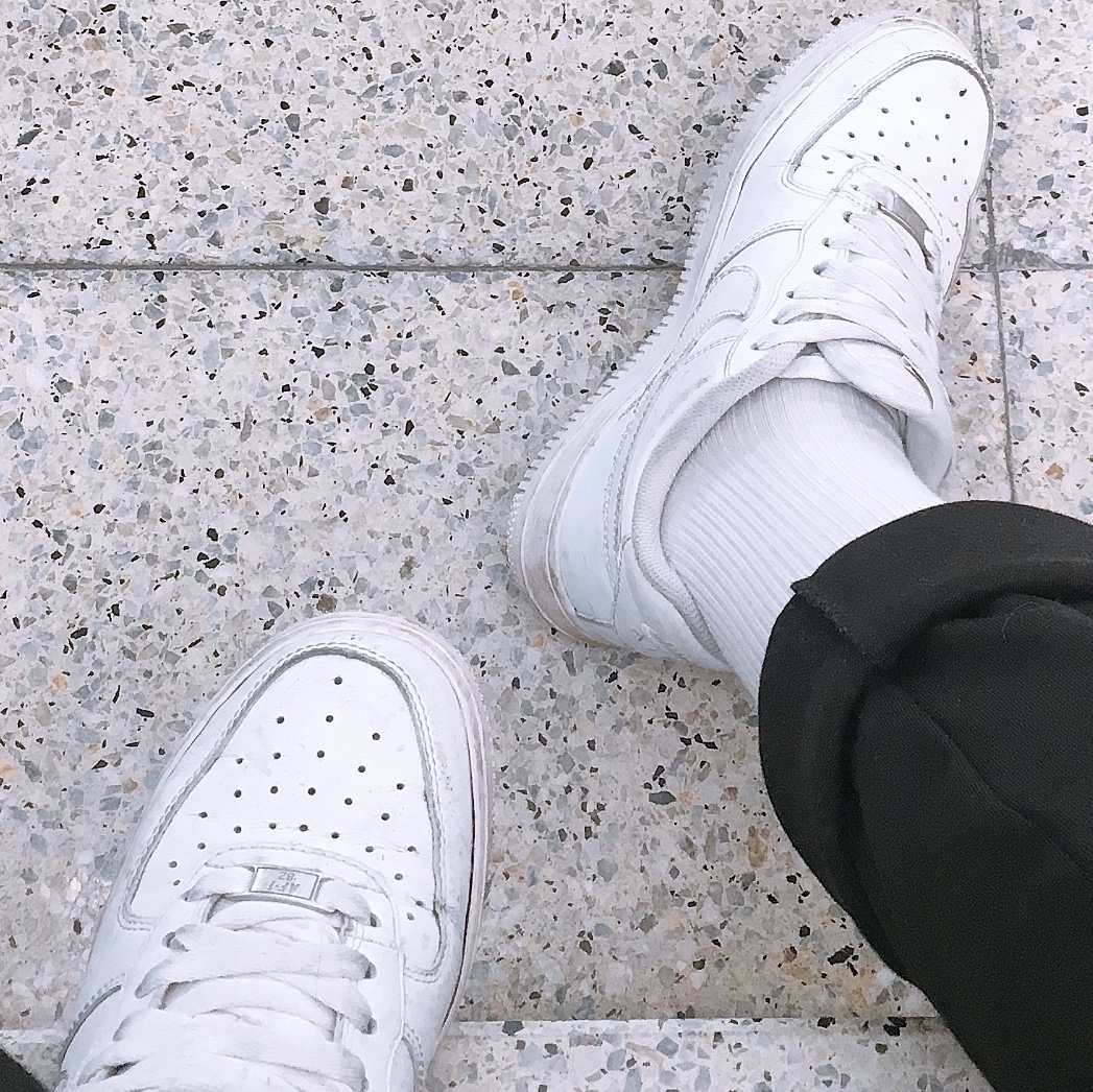 Nike Air Force 1 '07 Low White 착용 스타일