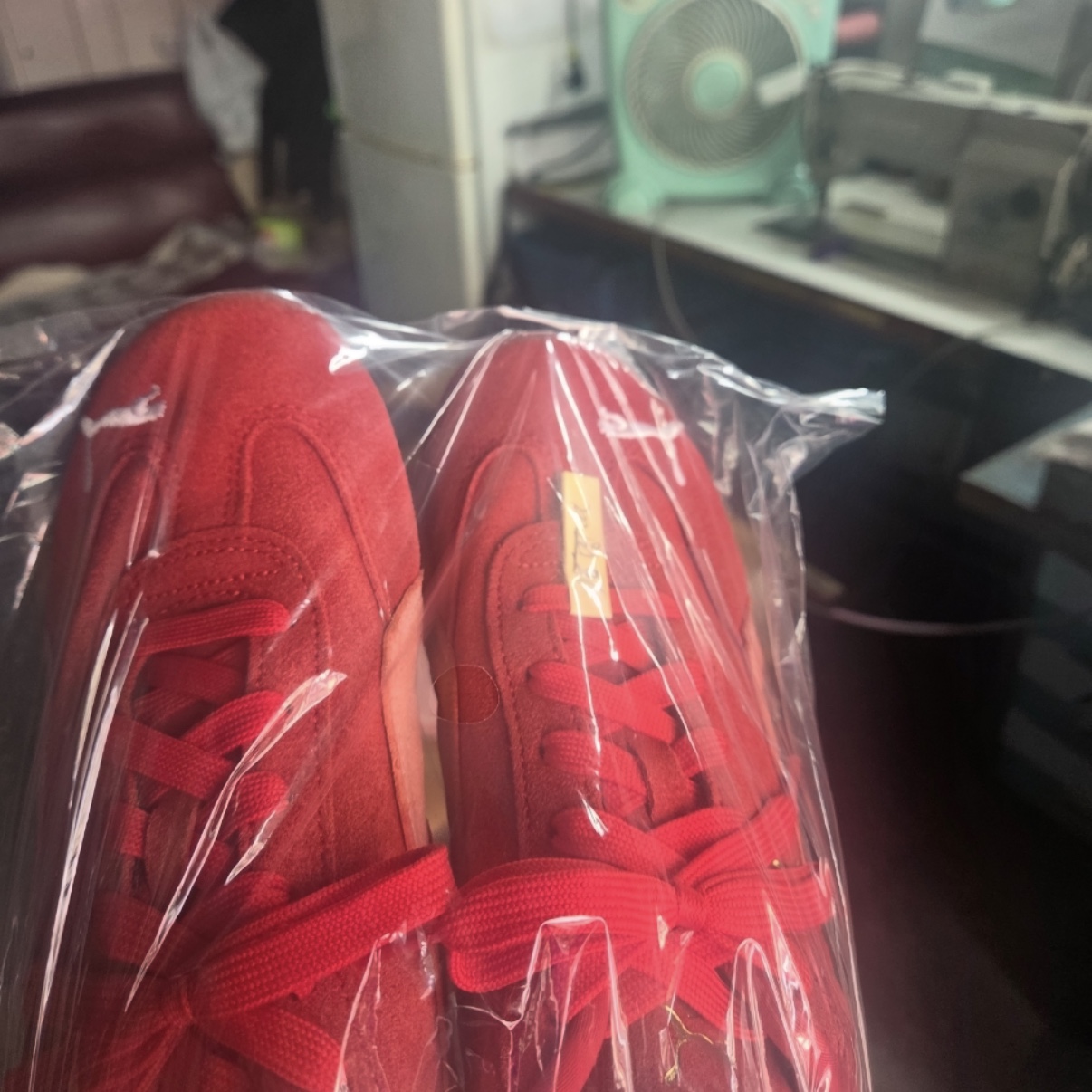 Puma Speedcat OG Red White 착용 스타일