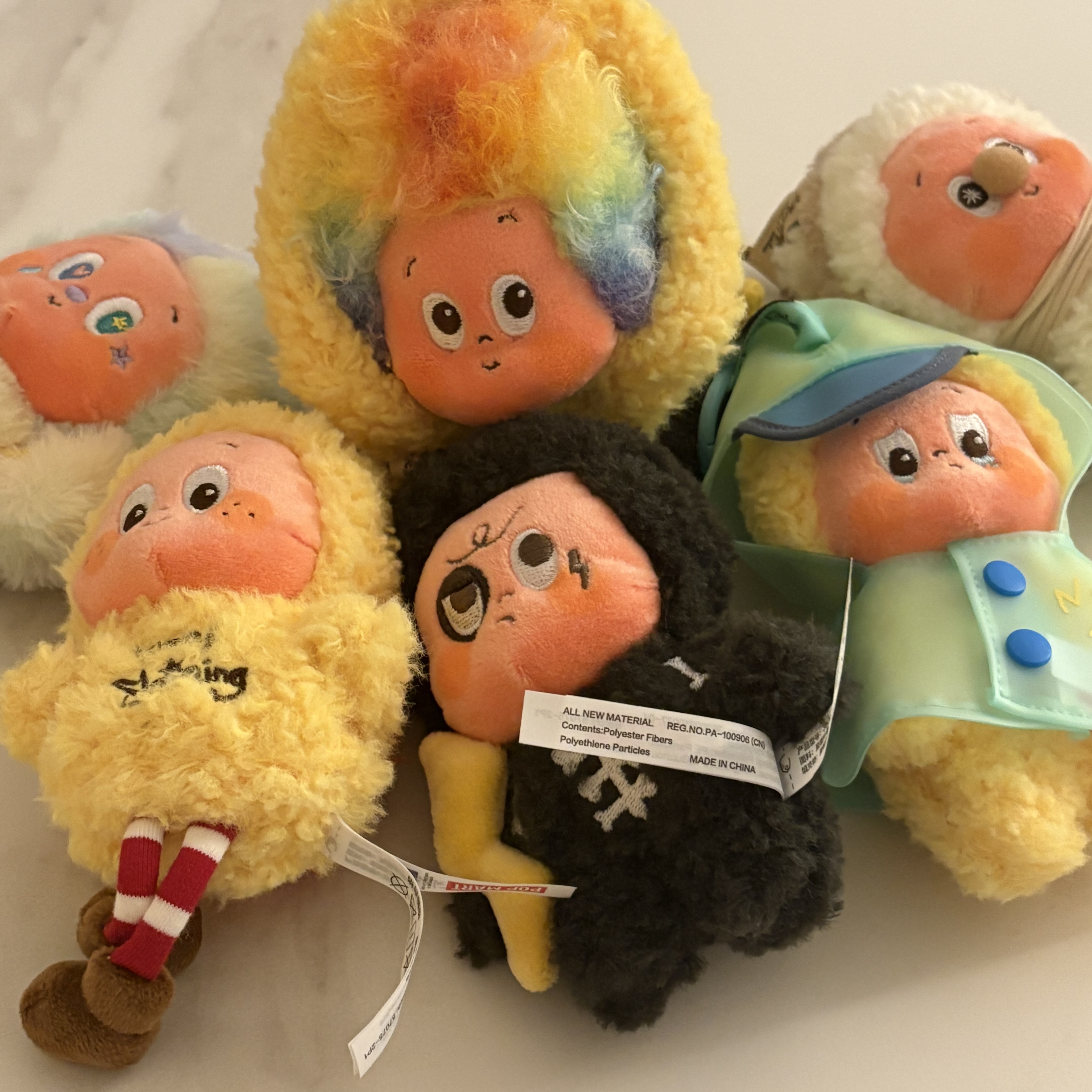 Pop Mart Twinkle Twinkle Sweet Dreams Forecast Series Plush Pendant Sealed Case (6 Blind Boxes) 착용 스타일