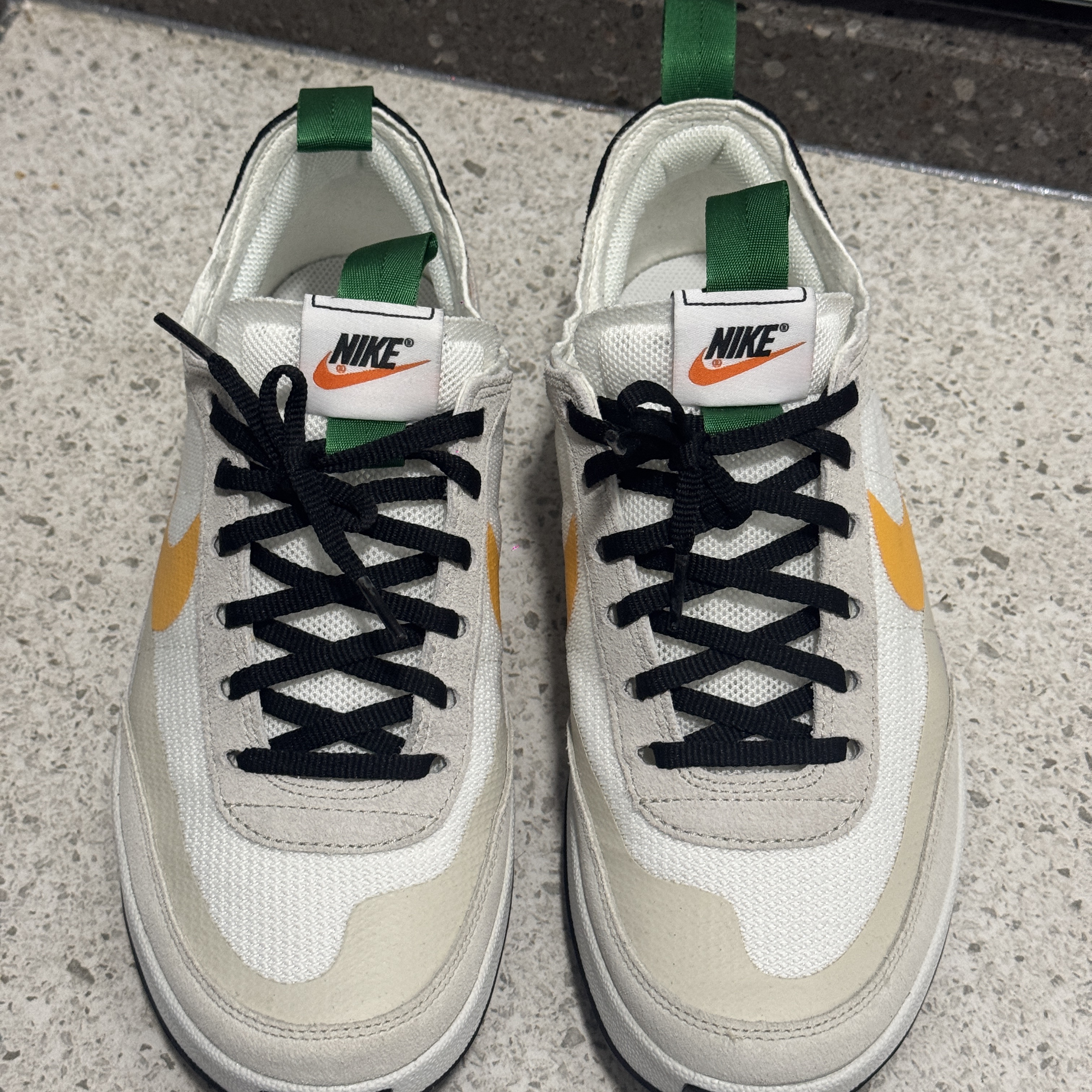 Nike x Tom Sachs General Purpose Shoe Pine Green University Gold 착용 스타일 - 1