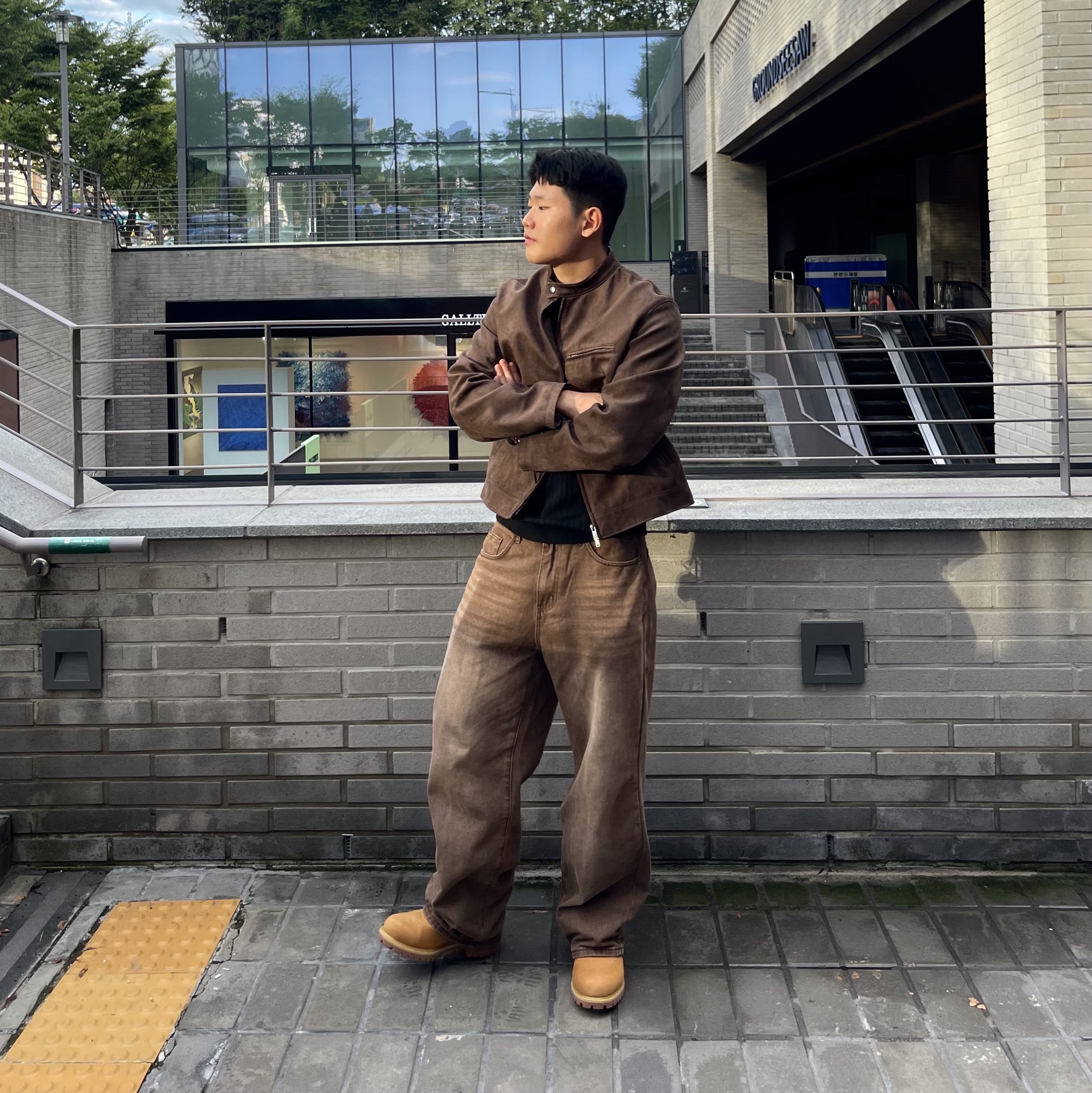 Timberland Premium 6 inch Waterproof Boot Wheat Nubuck - Wide 착용 스타일 - 2