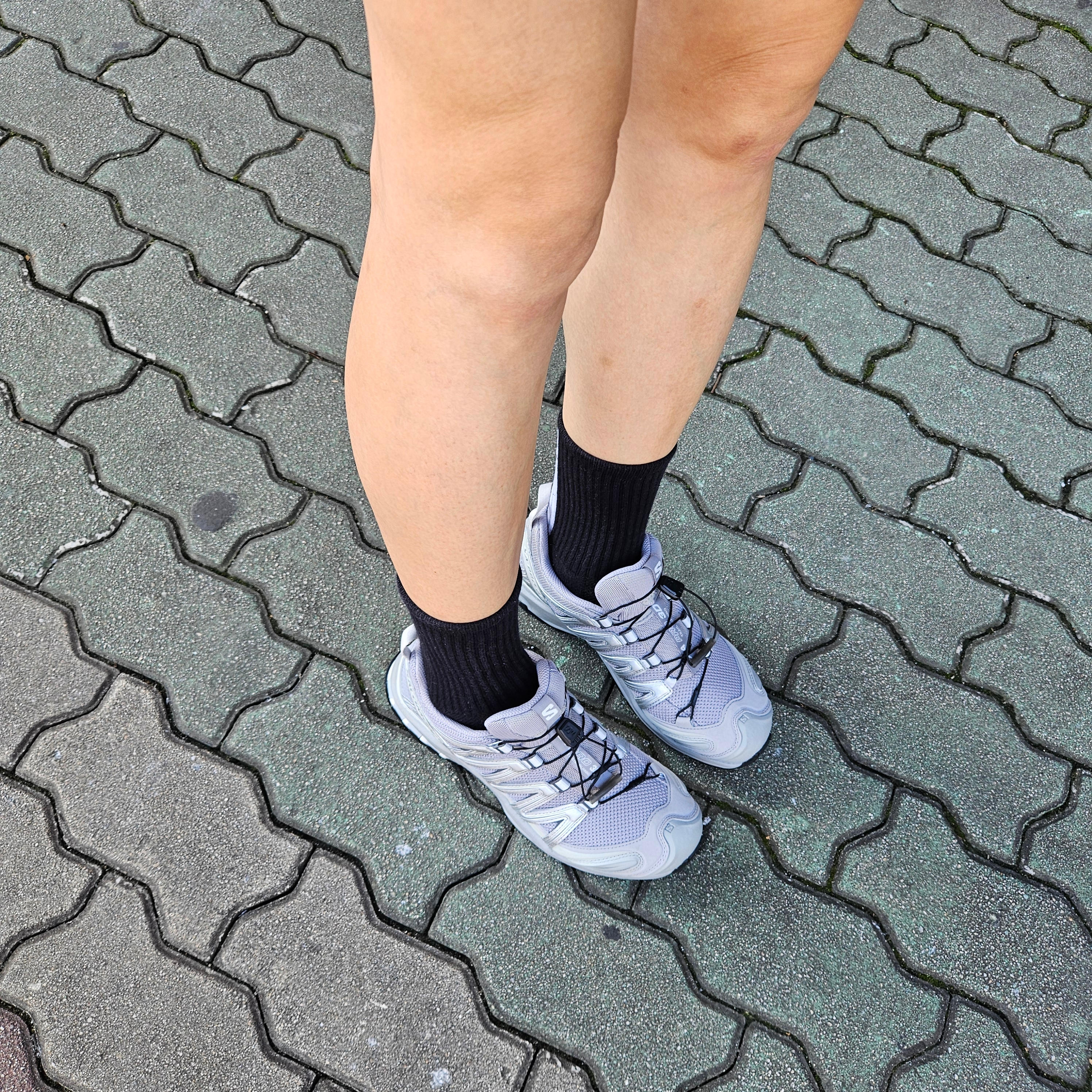 Salomon XA Pro 3D Alloy Silver 착용 스타일