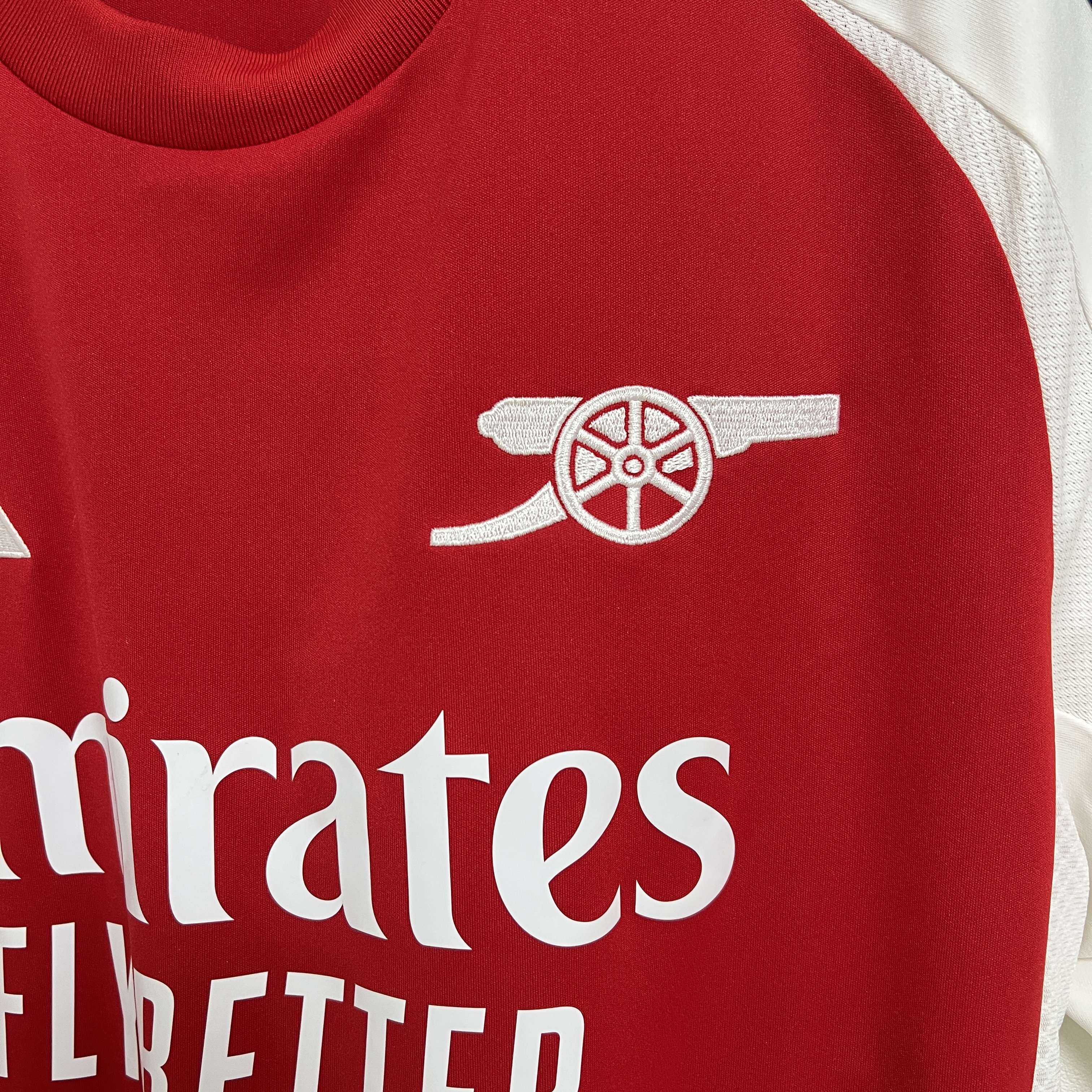 Adidas Arsenal 2024/25 Home Jersey Better Scarlet White - KR Sizing (Non Marking Ver.) 착용 스타일