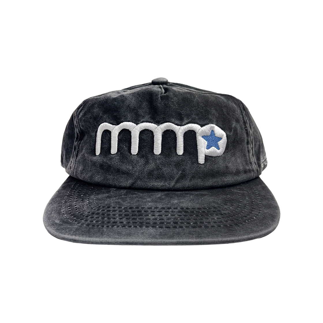 미니멀페어 엠엔엠피 스타 로고 캡 워시드 블랙(mnmpair mnmp Star Logo Cap Washed Black)
