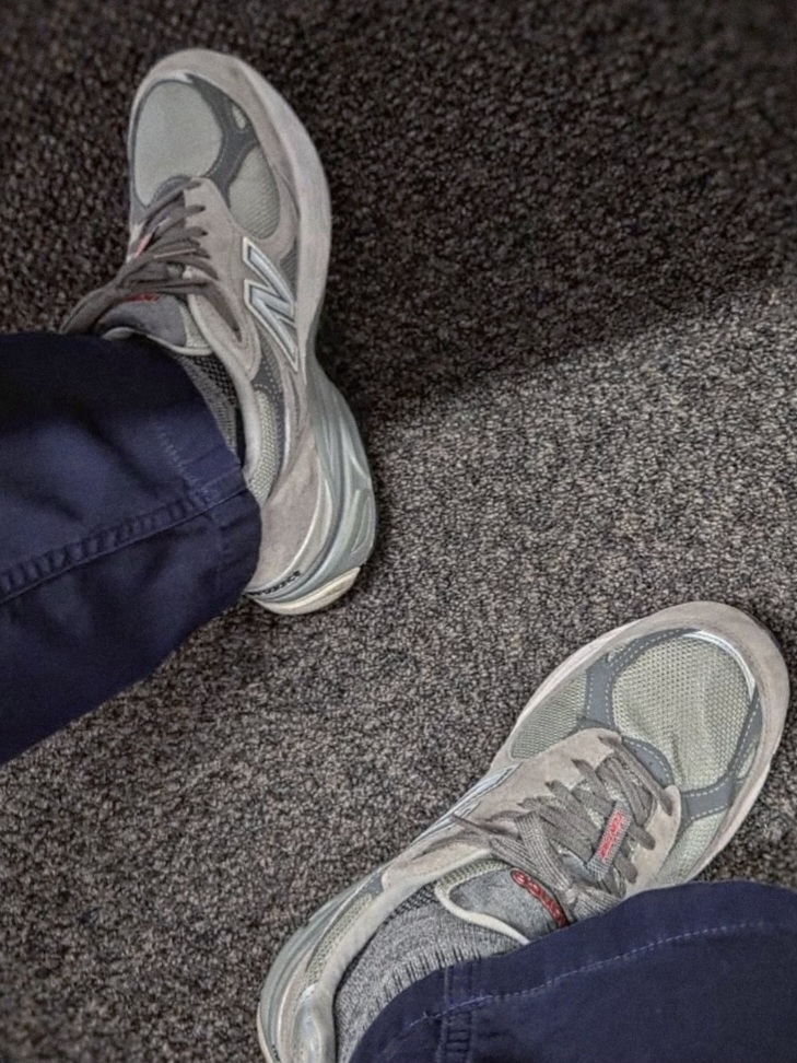 New Balance 990vs3 Made in USA Grey - D Standard 착용 스타일