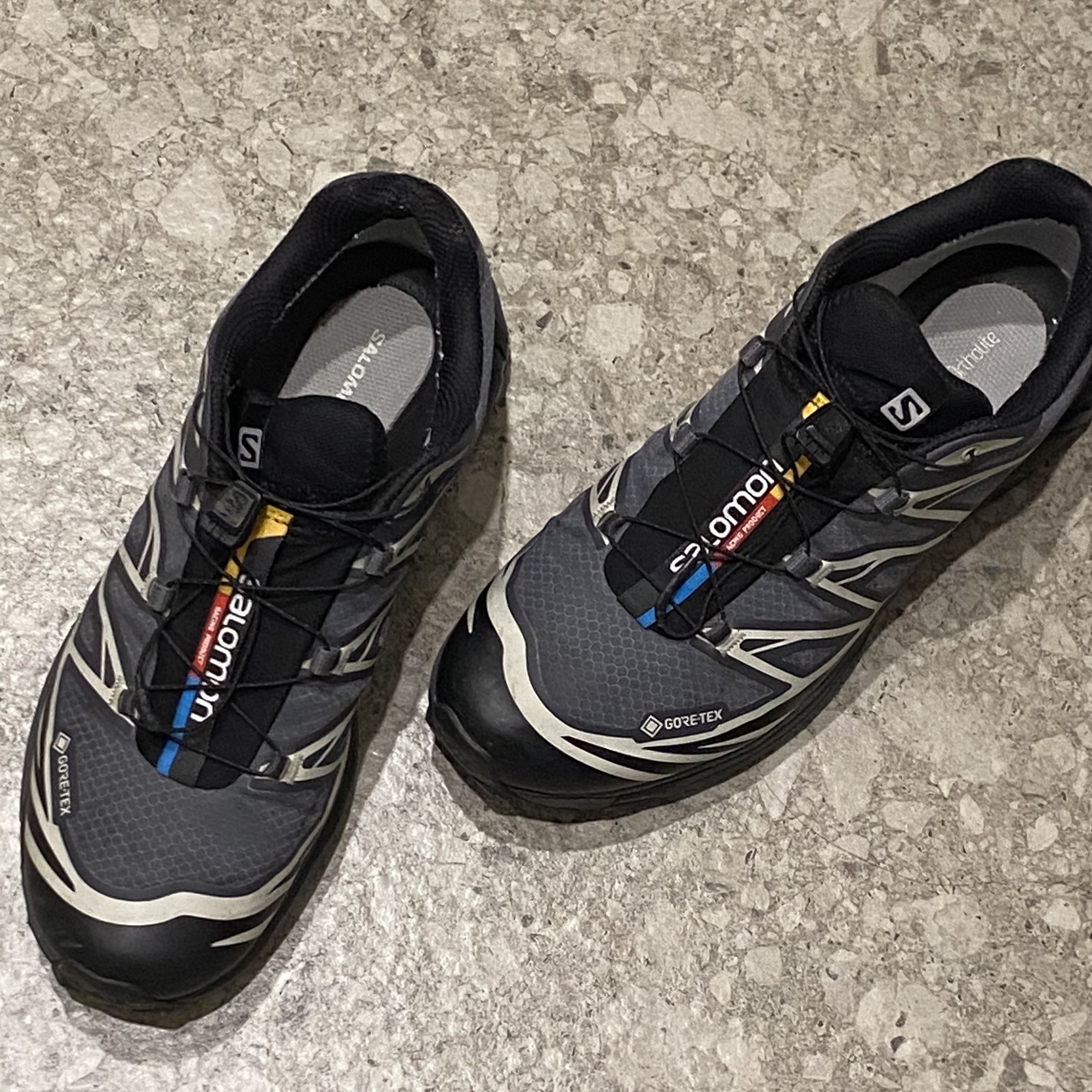 Salomon XT-6 Gore-Tex Black Ebony 착용 스타일