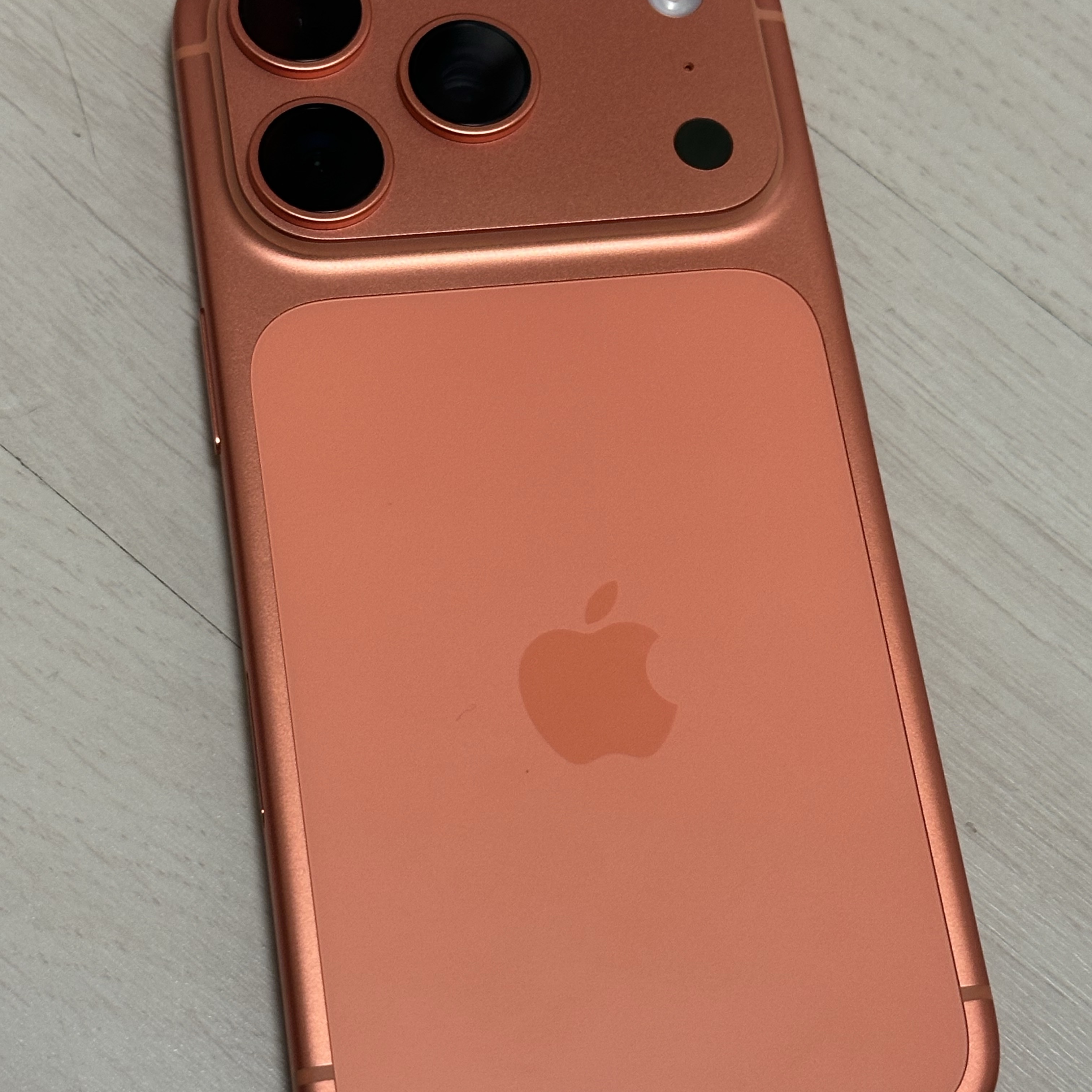Apple iPhone 17 Pro Max 256GB Cosmic Orange 착용 스타일