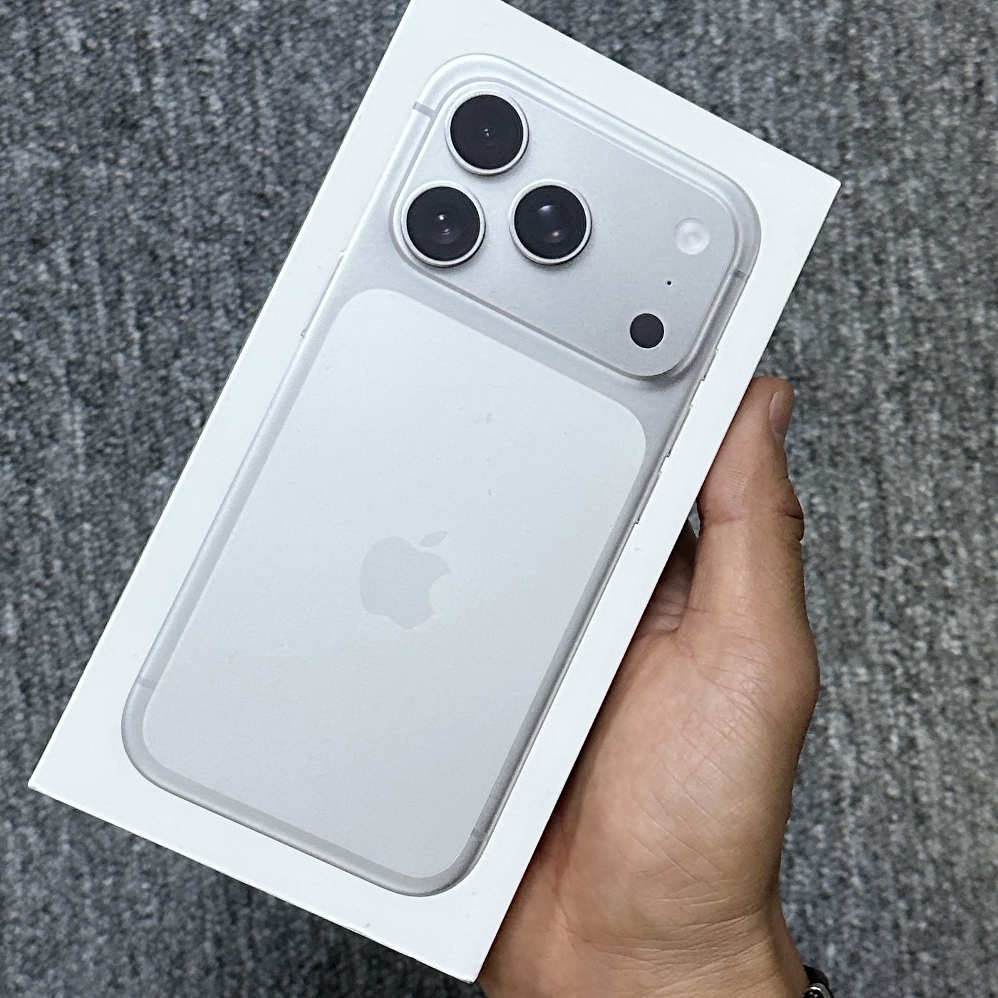 Apple iPhone 17 Pro 256GB Silver 착용 스타일