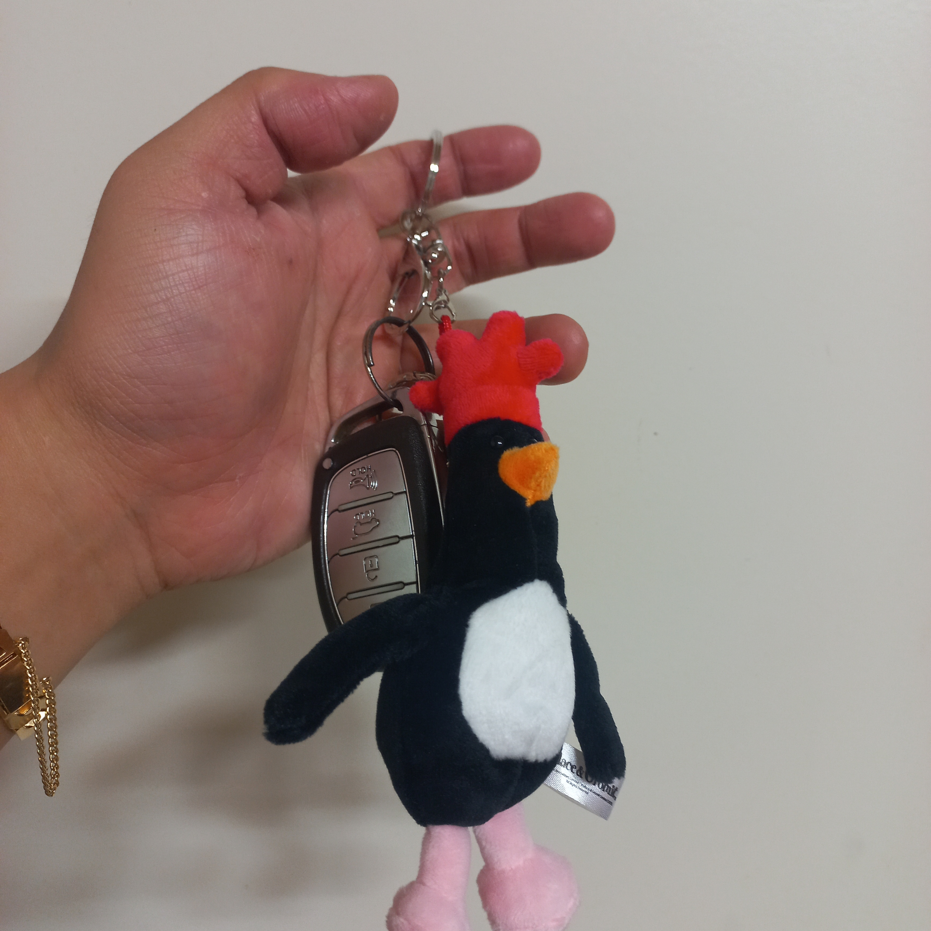 Dream C&C Feathers Mcgraw Keyring 10cm 착용 스타일
