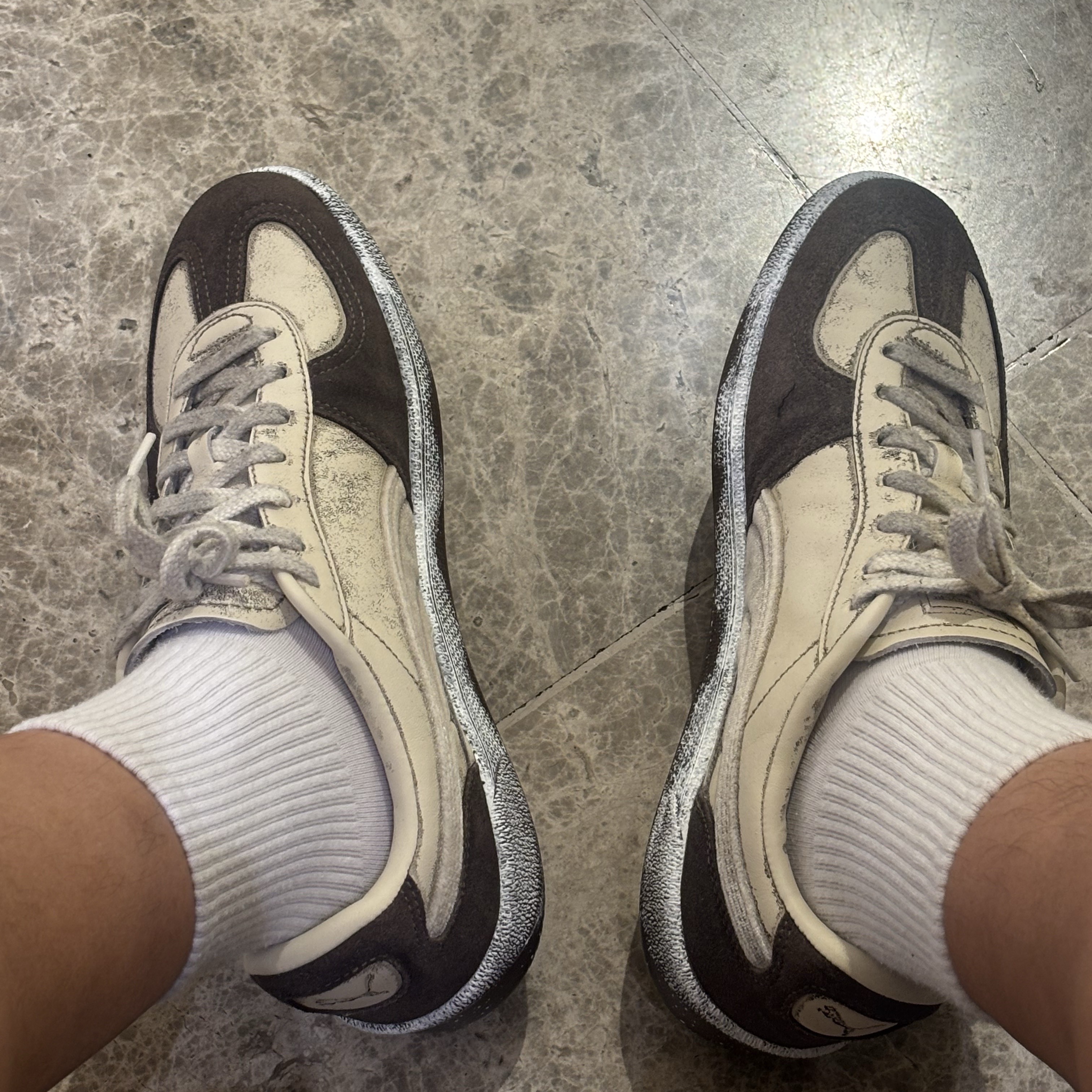 PUMA PALERMO UNDERMYCAR 착용 스타일