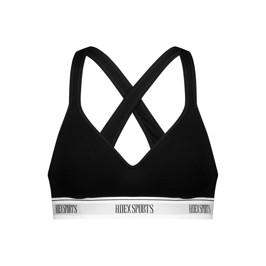 에이치덱스 컴포트 밴딩 브라 블랙