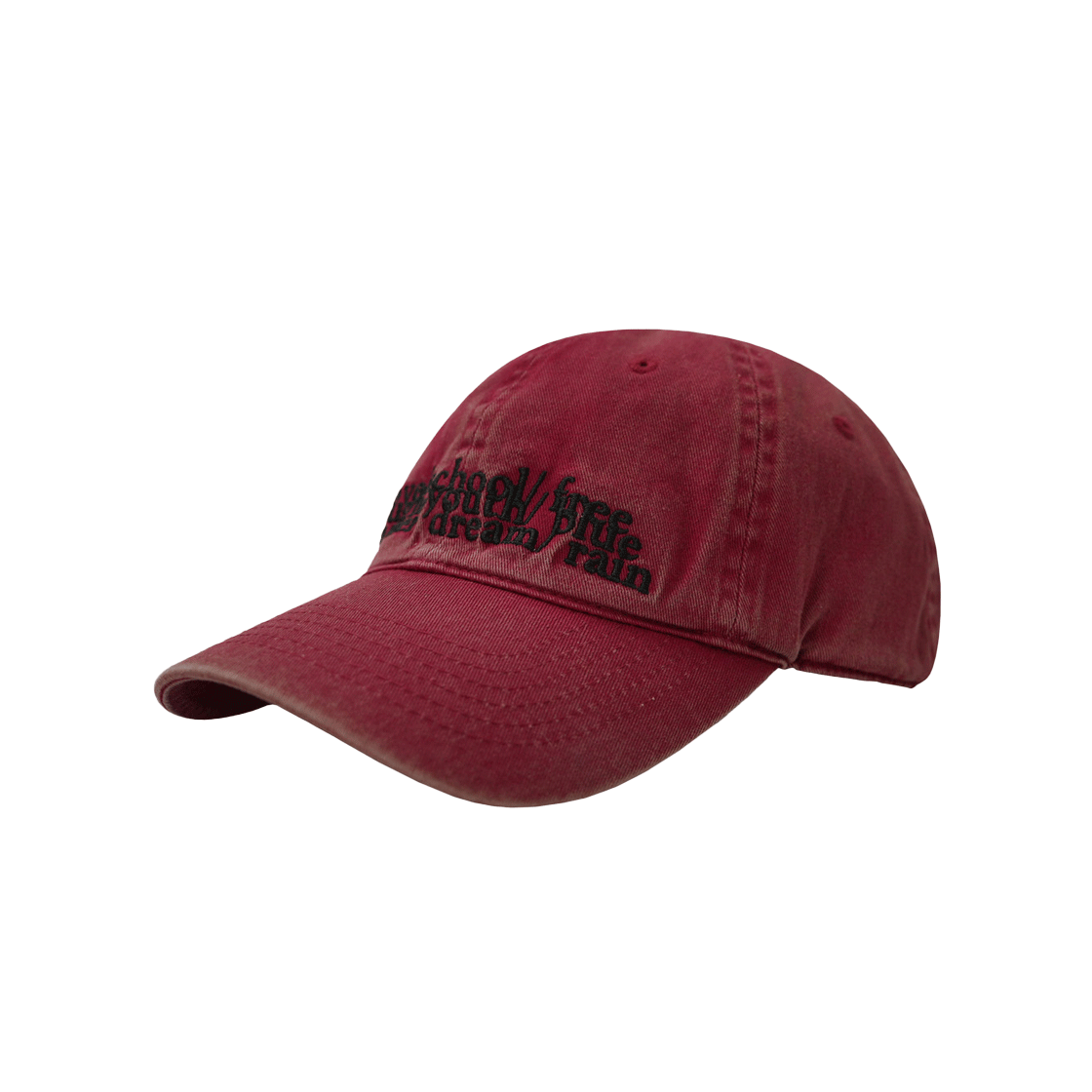 리히트 리히트 워시드 유스 캡 레드(Reheat Washed Youth Cap Red)