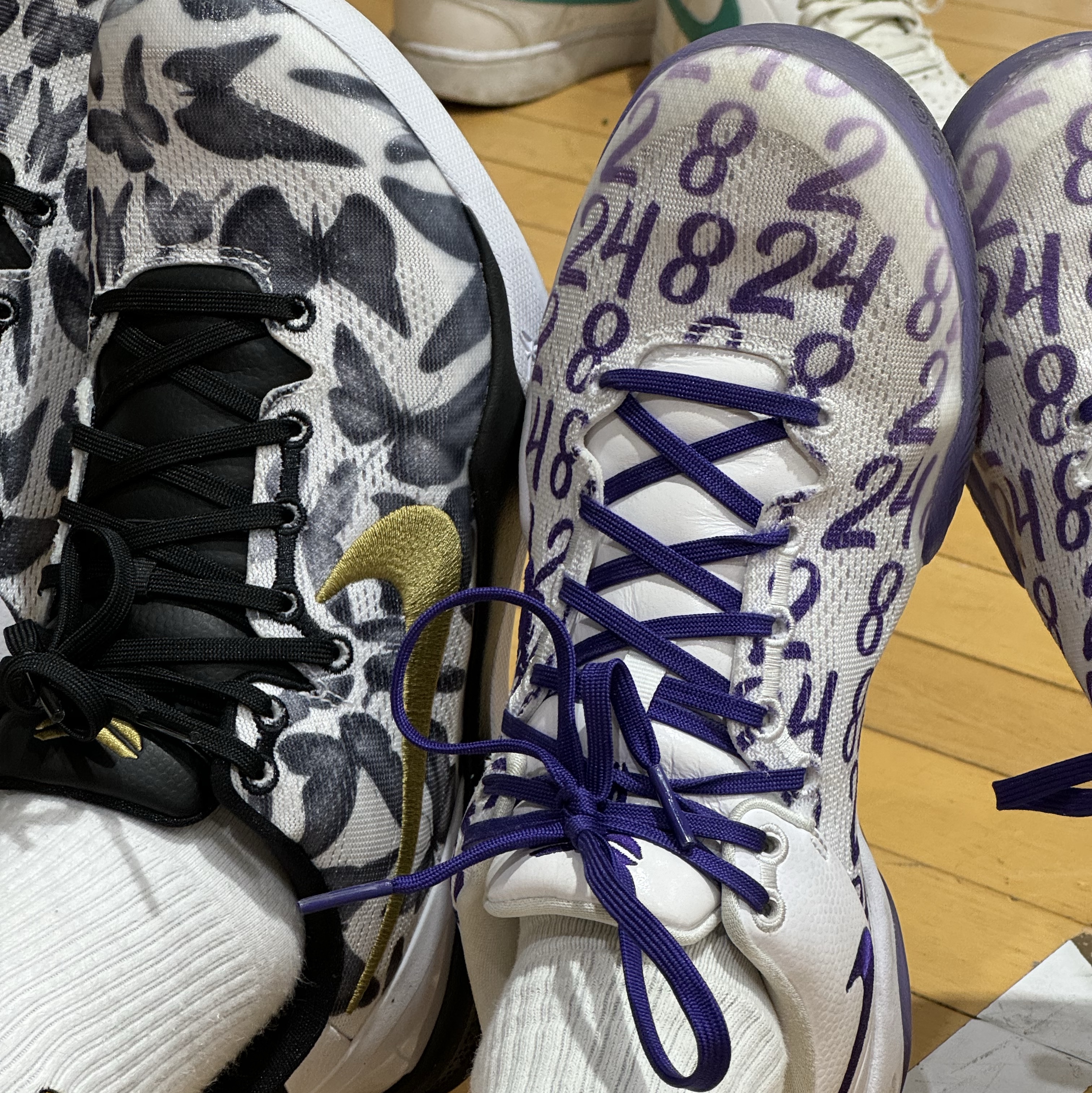 Nike Kobe 8 Protro Court Purple, Nike Kobe 8 Protro Mambacita 착용 스타일