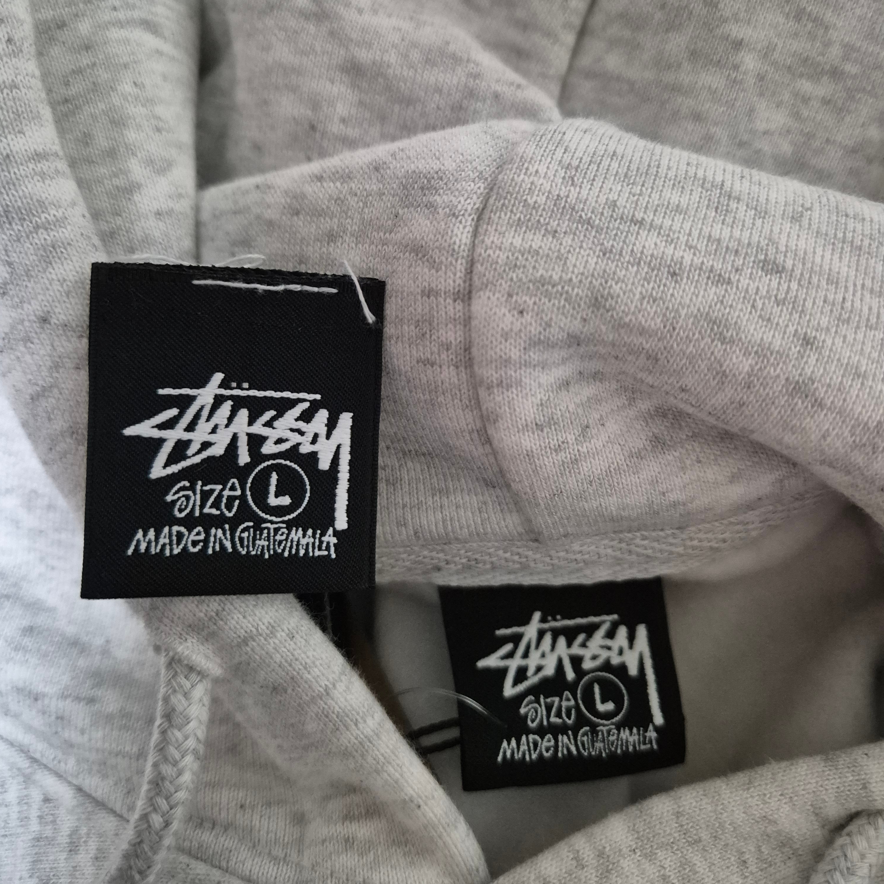 Stussy Basic Stussy Hoodie Ash Heather 착용 스타일