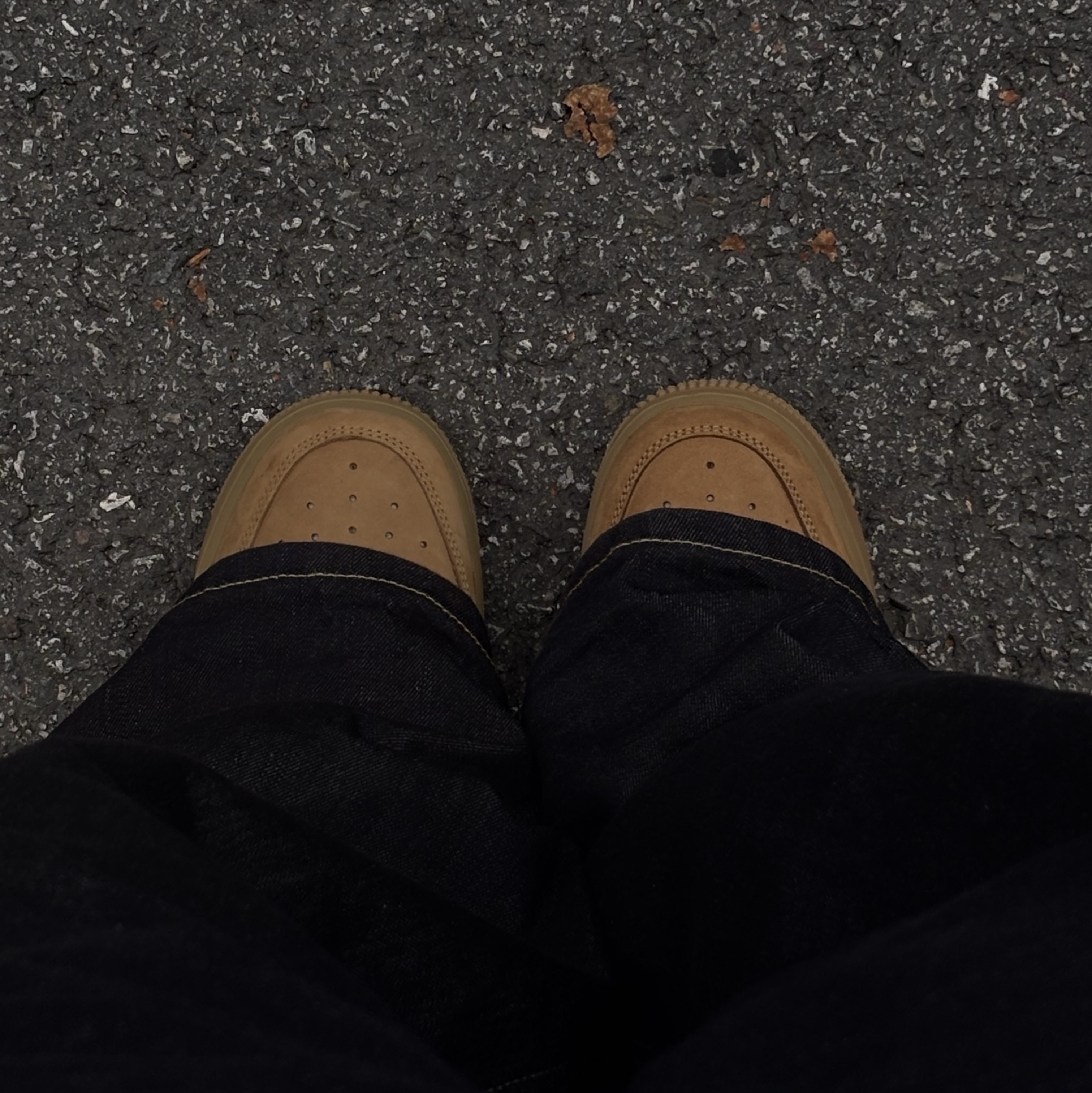 (W) Nike Air Force 1 '07 WB Flax Wheat 착용 스타일