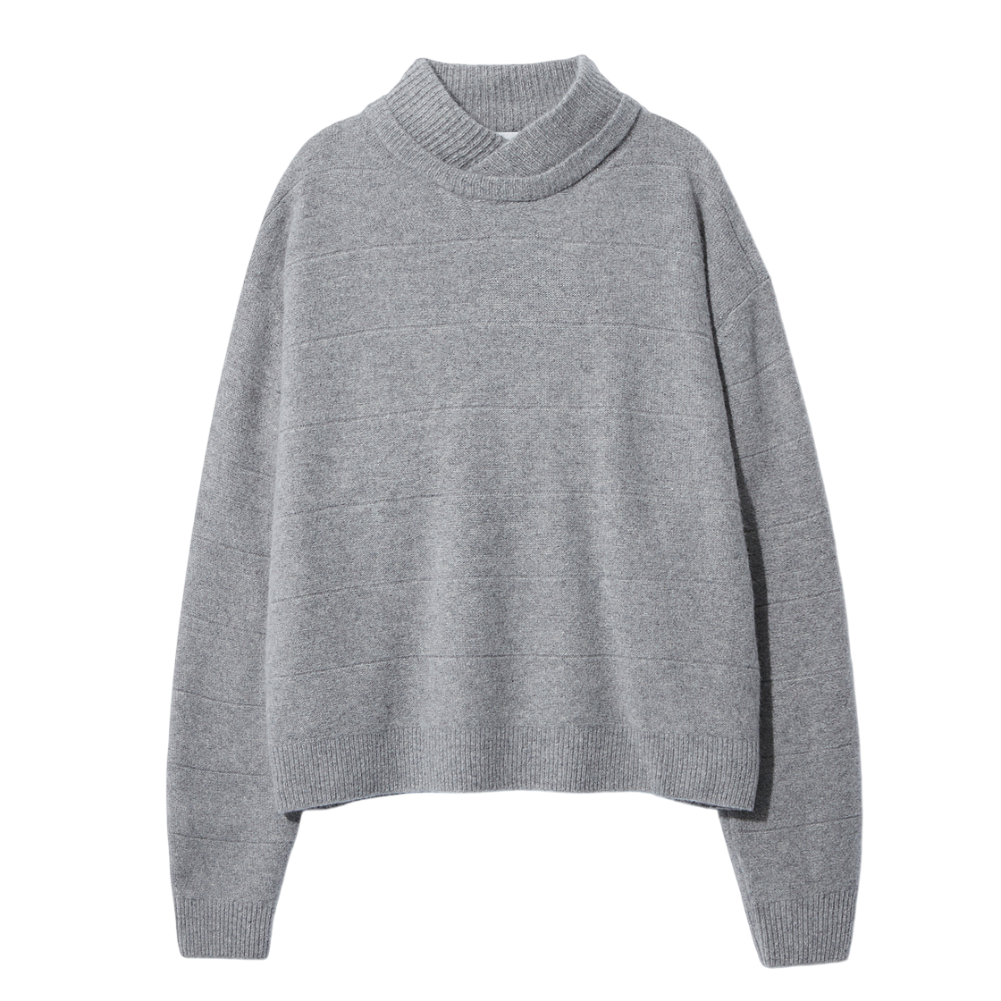 르917 숄 카라 풀오버 그레이(LE17SEPTEMBRE Shawl Collar Pullover Gray)