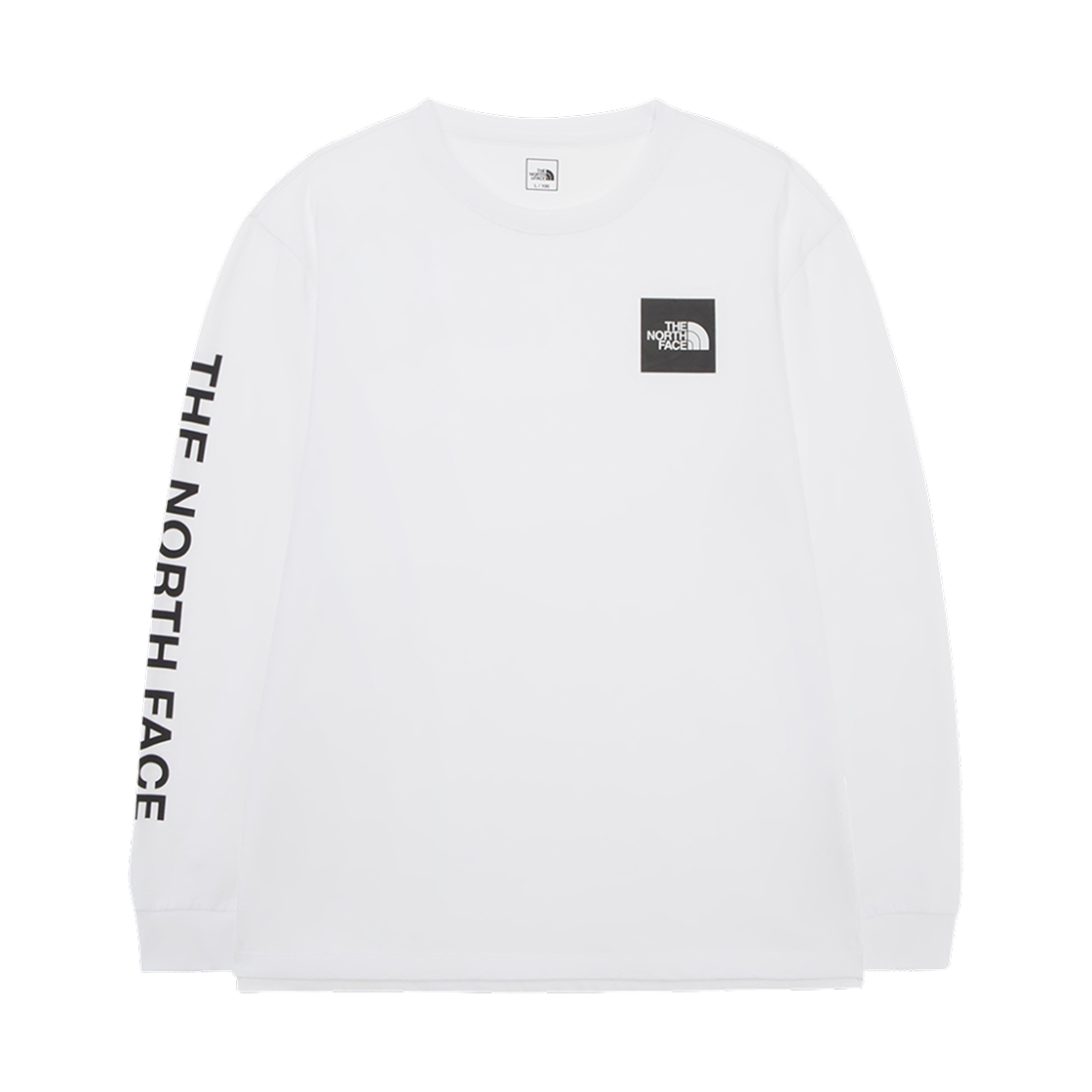 NT7TR59B The North Face TNF Core EX L/S R/T-Shirt White - 25FW