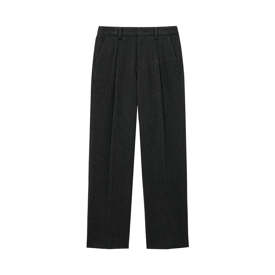 TNPA5F201G2 TNGT Pin-stripe Wool Straight fit Pants Grey