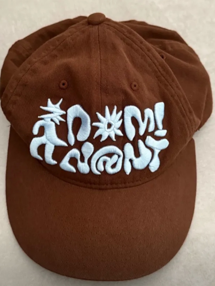 Dominant Star Kids Cap Brown 착용 스타일