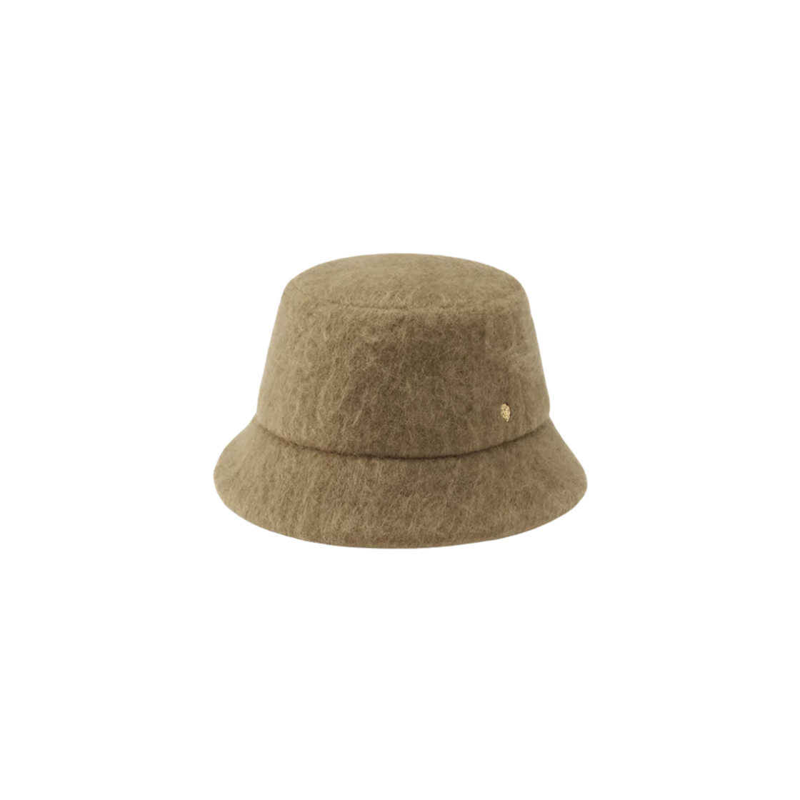 HAT52111 (W) Helen Kaminski Rita Mohair Blend Bucket Hat Dark Camel