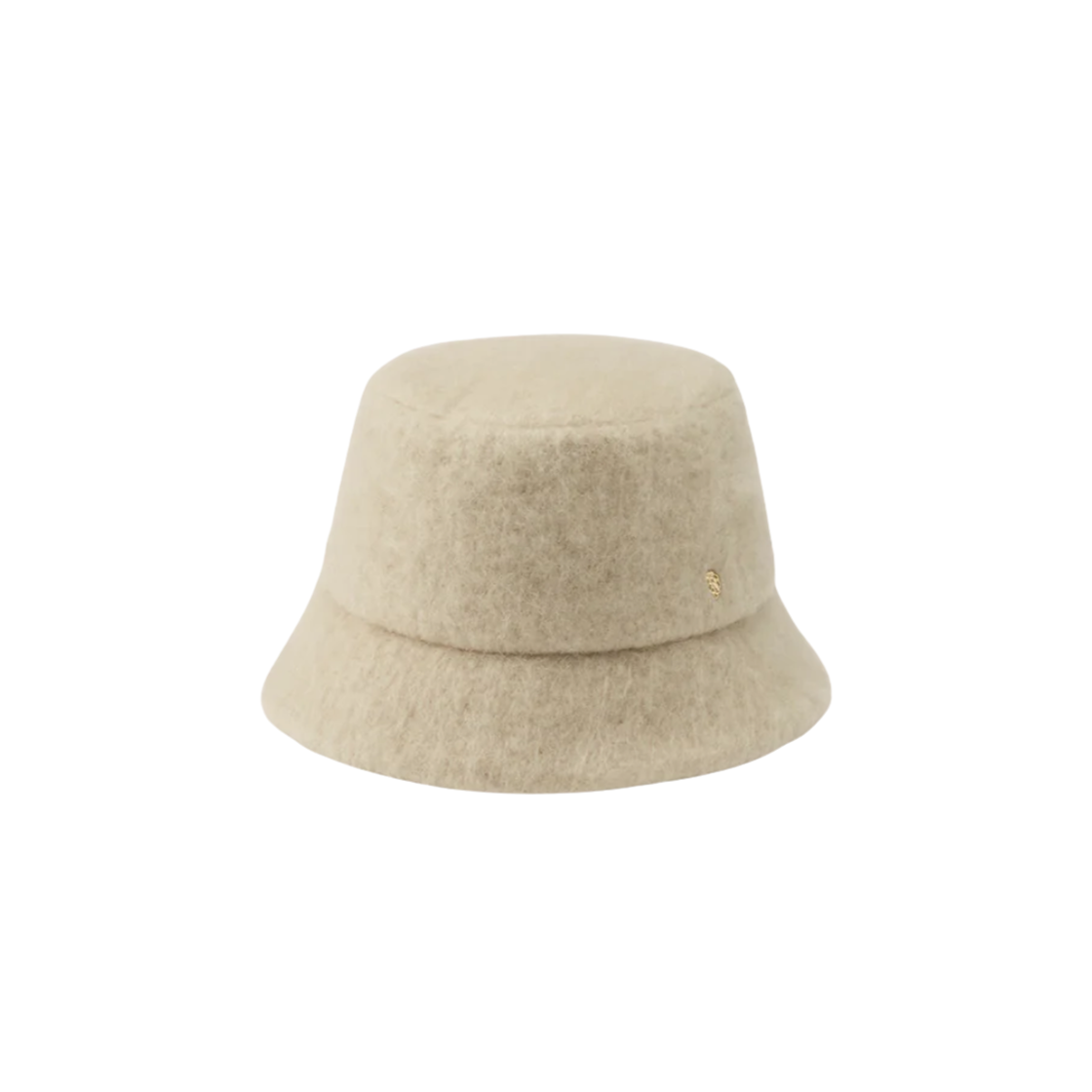HAT52111 (W) Helen Kaminski Rita Mohair Blend Bucket Hat Wheat
