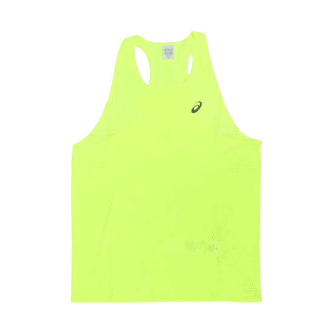 2011C990-750 Asics Metarun Singlet Safety Yellow