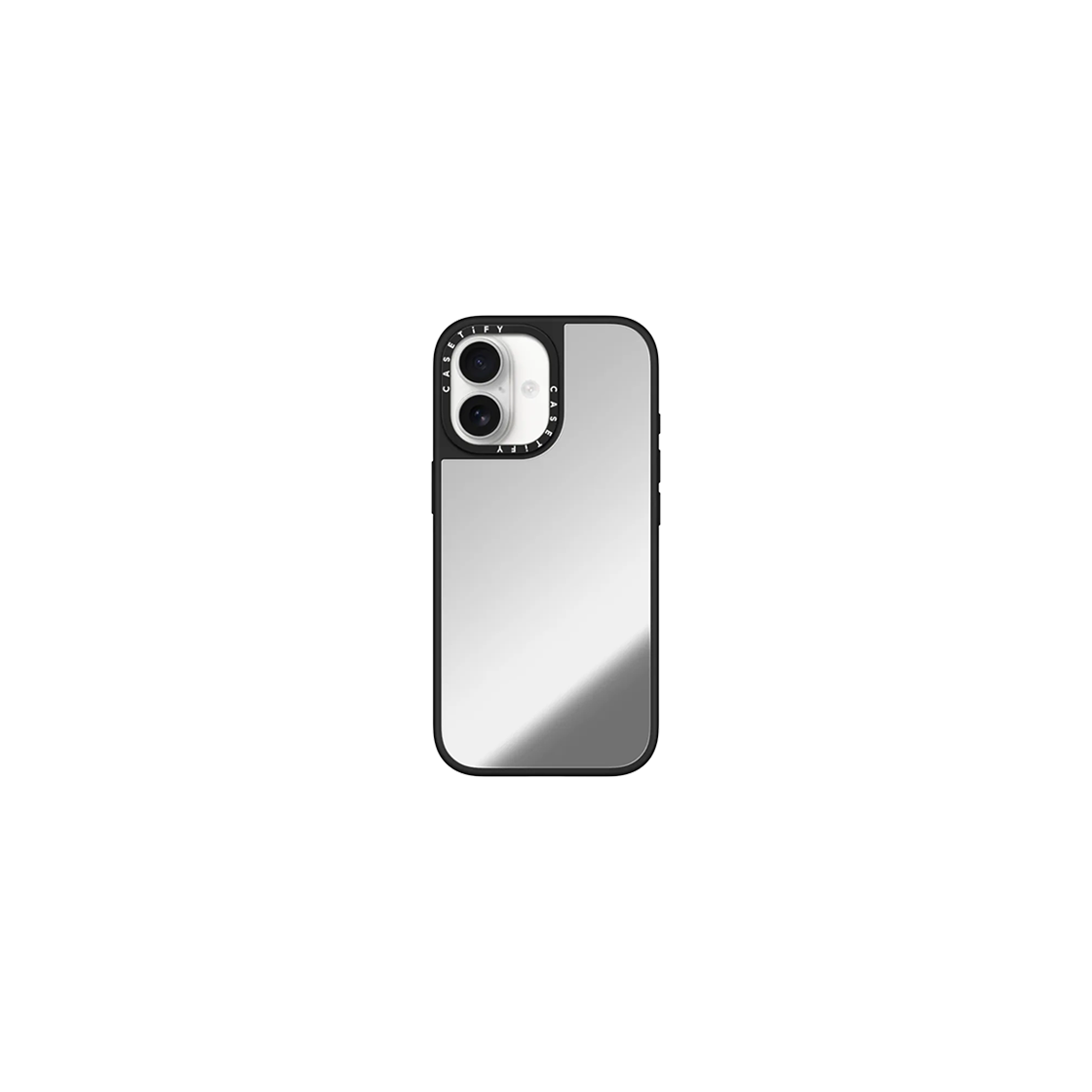 케이스티파이 아이폰 커스텀 맥세이프 호환 미러 케이스 실버 미러 블랙 범퍼(Casetify iPhone Custom Magsafe Mirror Case Silver Mirror Black Bumper) - 4