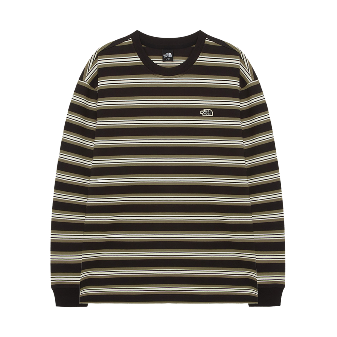NT7TR56A The North Face Easyon Stripe L/S R/T-Shirt Black - 25FW